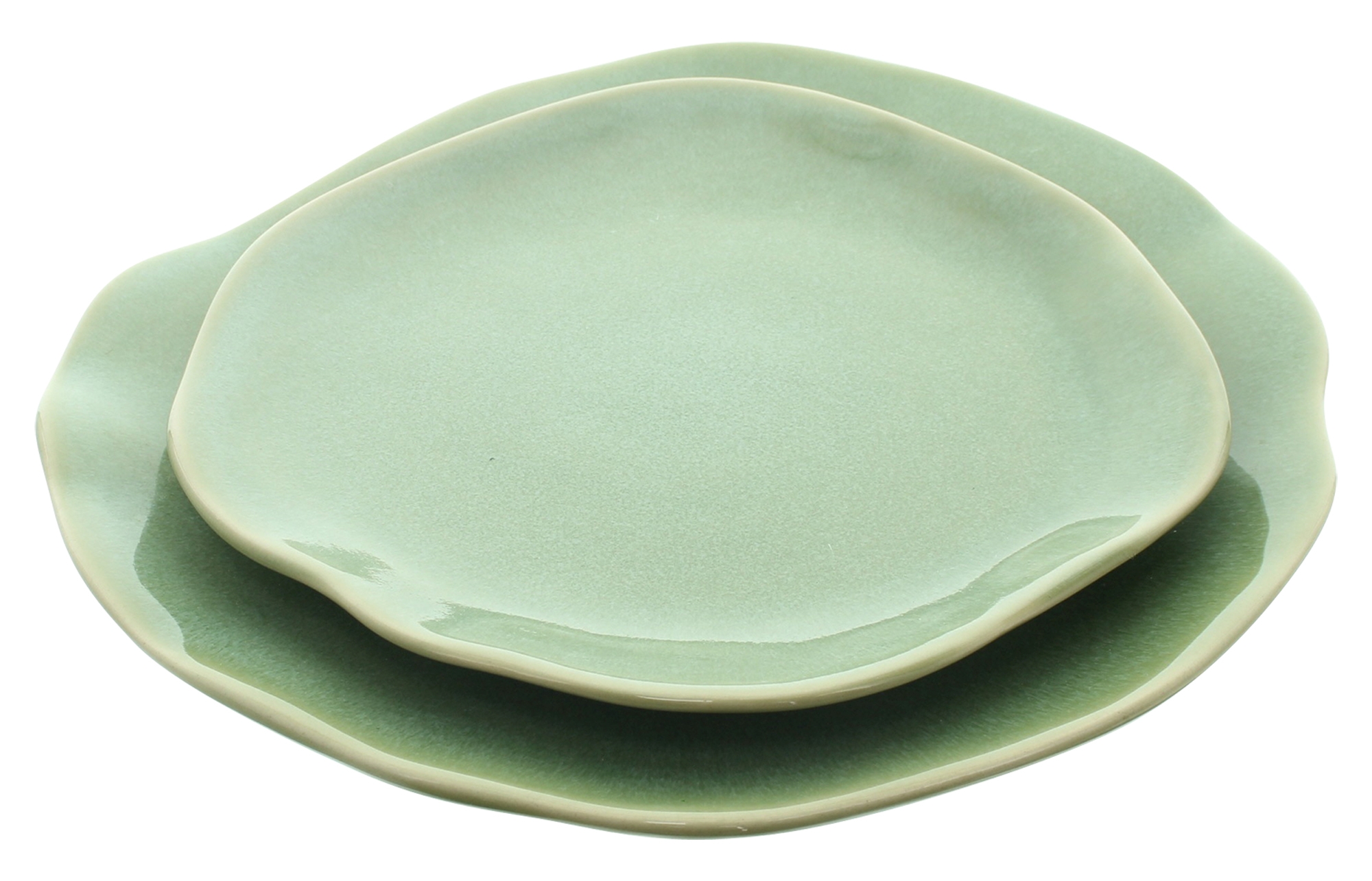 Teller "Organic", 2er Set  im Frank Flechtwaren Online Shop für Küche kaufen