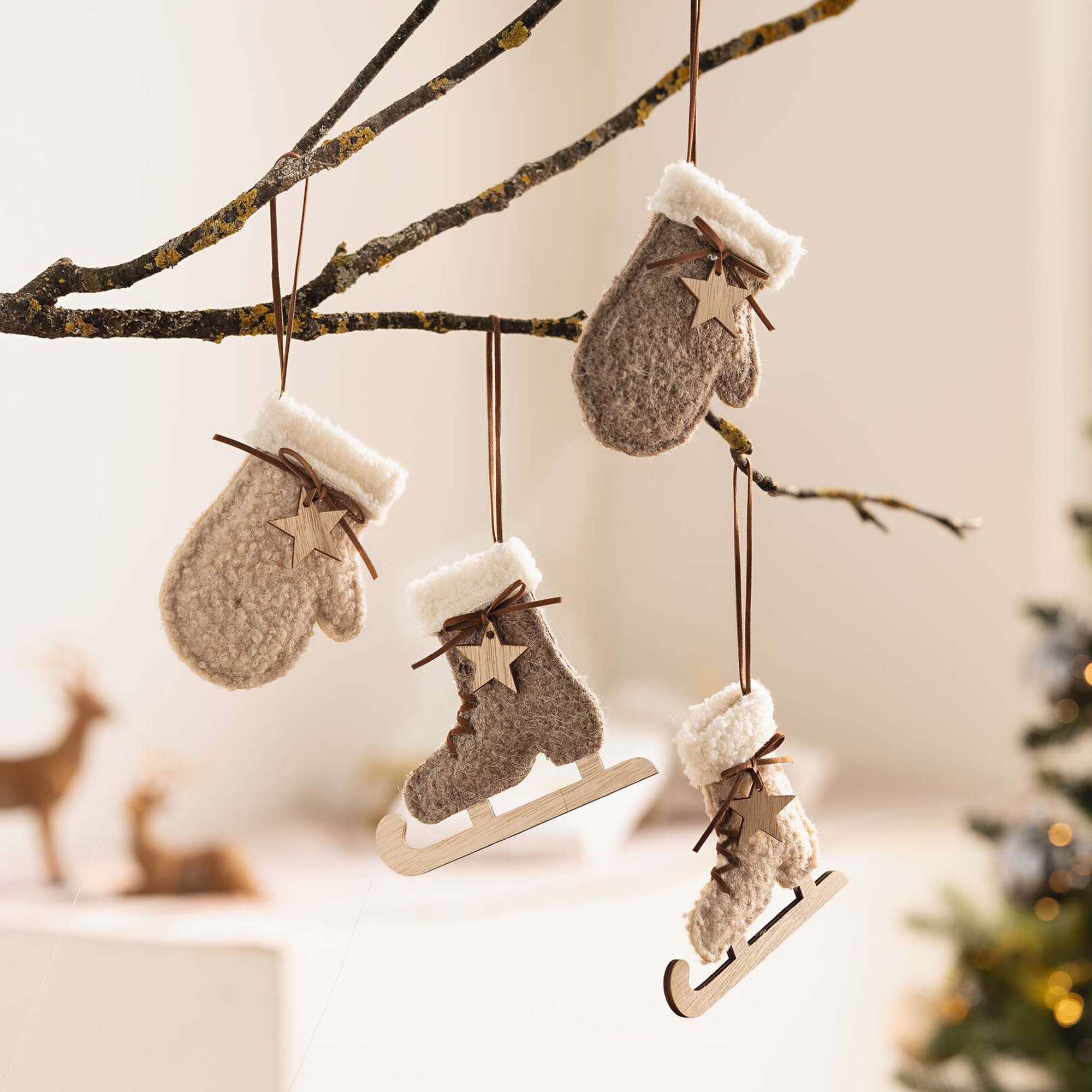 Hänger "Winterzeit", 4er Set  im Frank Flechtwaren Online Shop kaufen