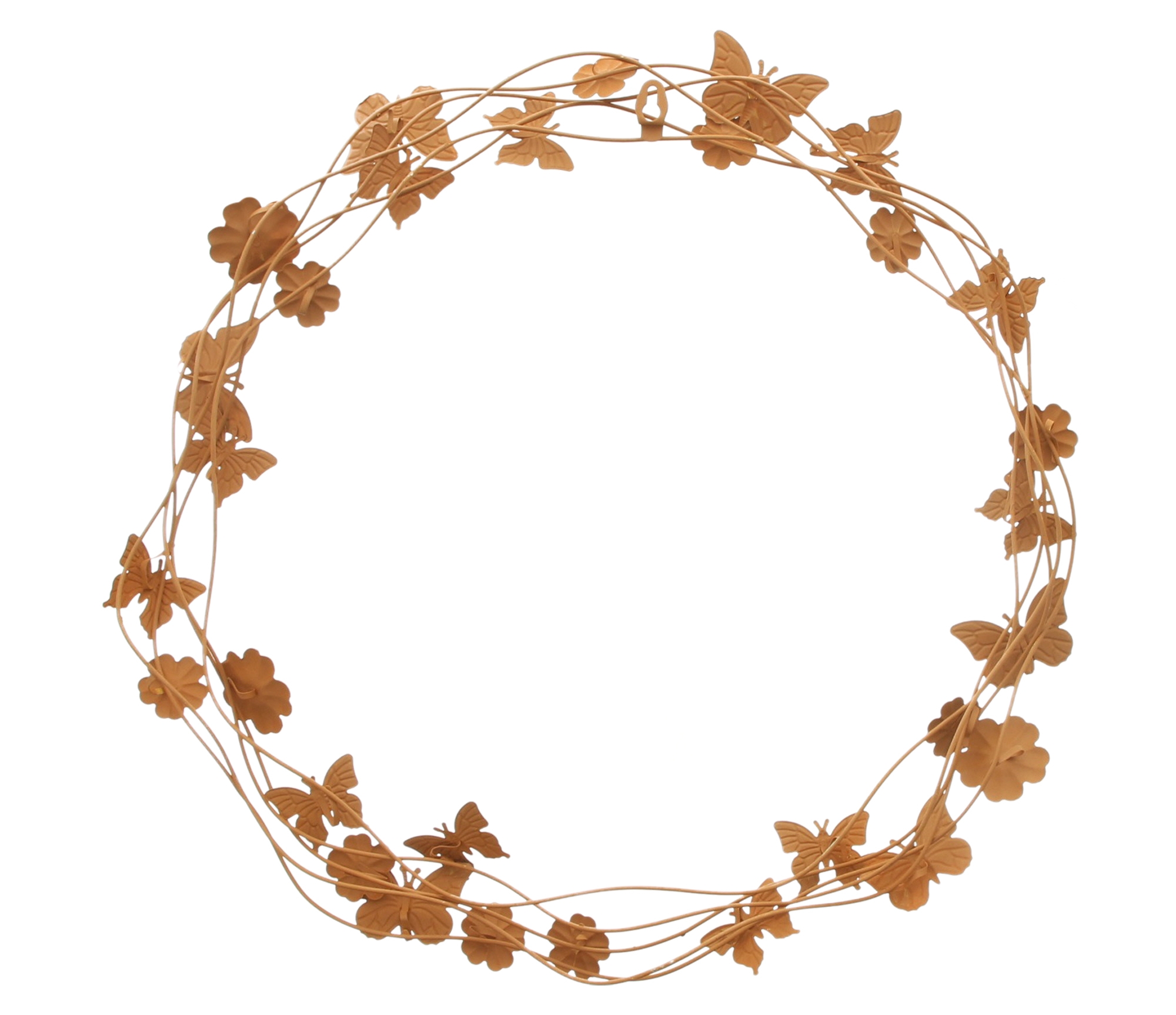 Rostkranz "Blumen und Schmetterlinge"  im Frank Flechtwaren Online Shop für Gerade eingetroffen kaufen