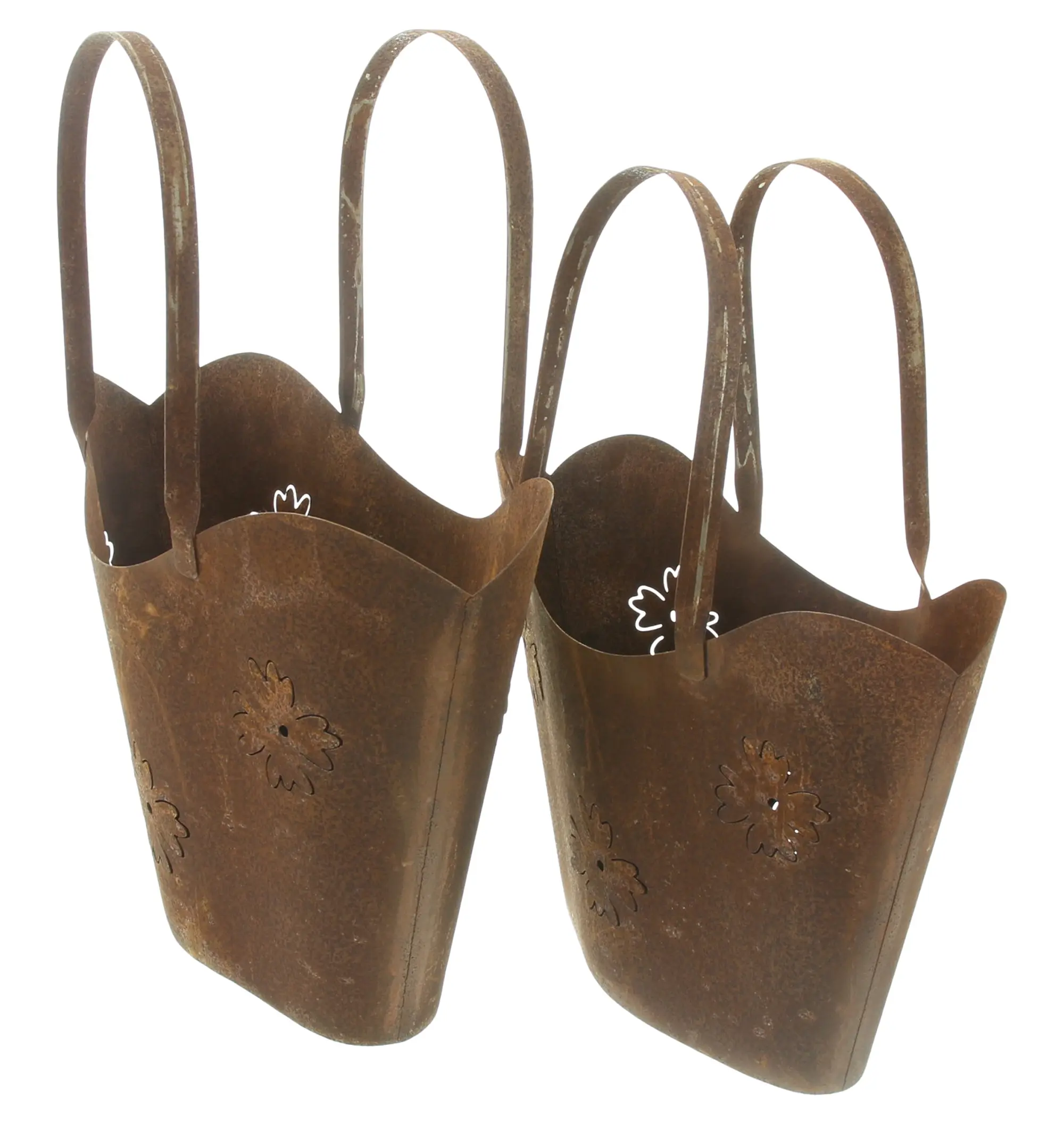 Pflanzer "Shoppingbag", 2er Set  im Frank Flechtwaren Online Shop für Jubiläumsartikel-Garten kaufen