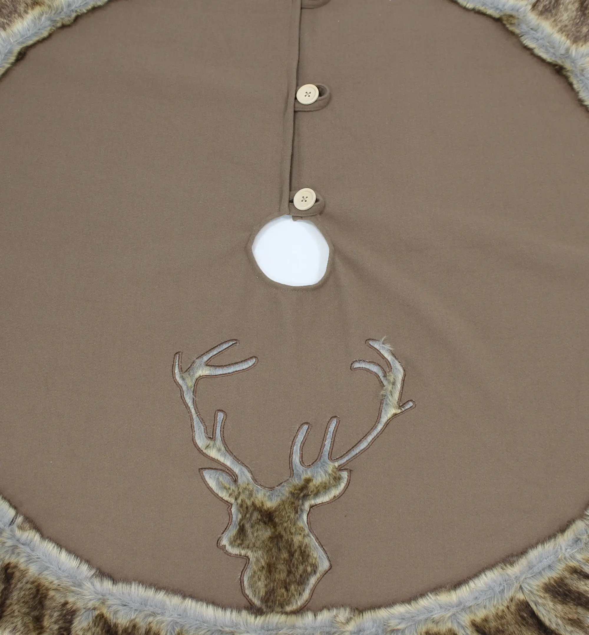 Christbaumdecke "Hirsch"  im Frank Flechtwaren Online Shop für Christbaumdecken kaufen