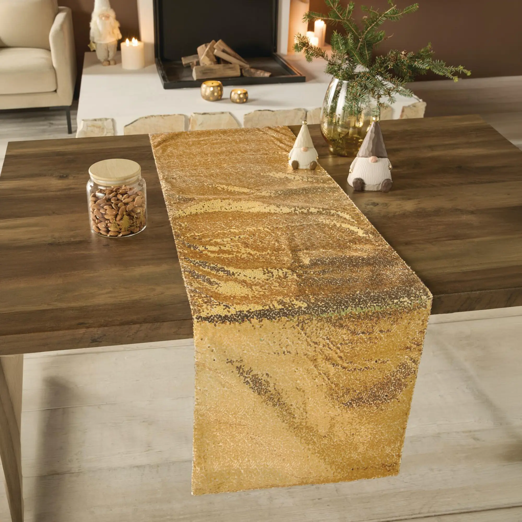 Tischläufer "Rush of Gold"  im Frank Flechtwaren Online Shop kaufen