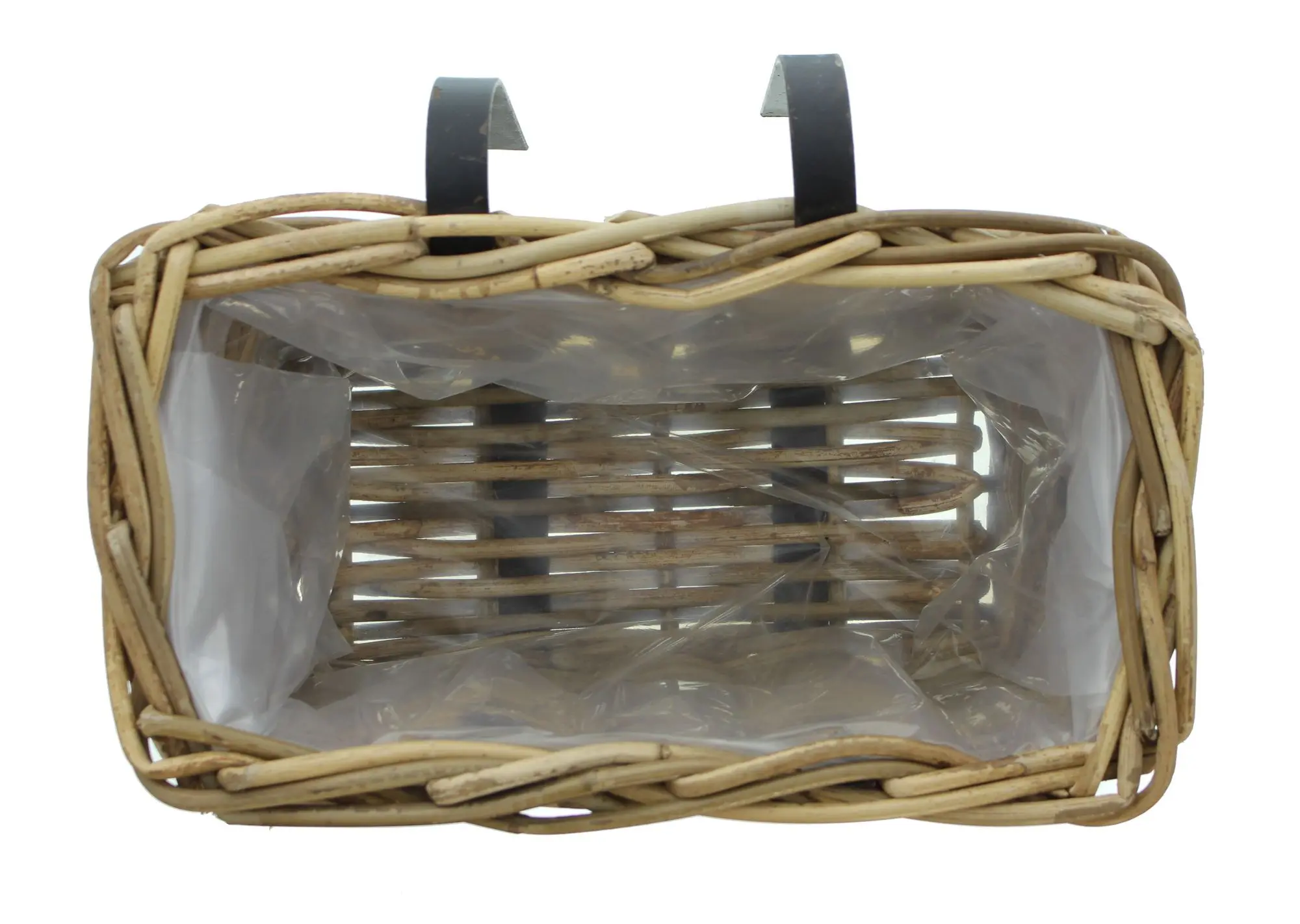 Balkonpflanzer "Rattan", klein  im Frank Flechtwaren Online Shop für Pflanztöpfe kaufen