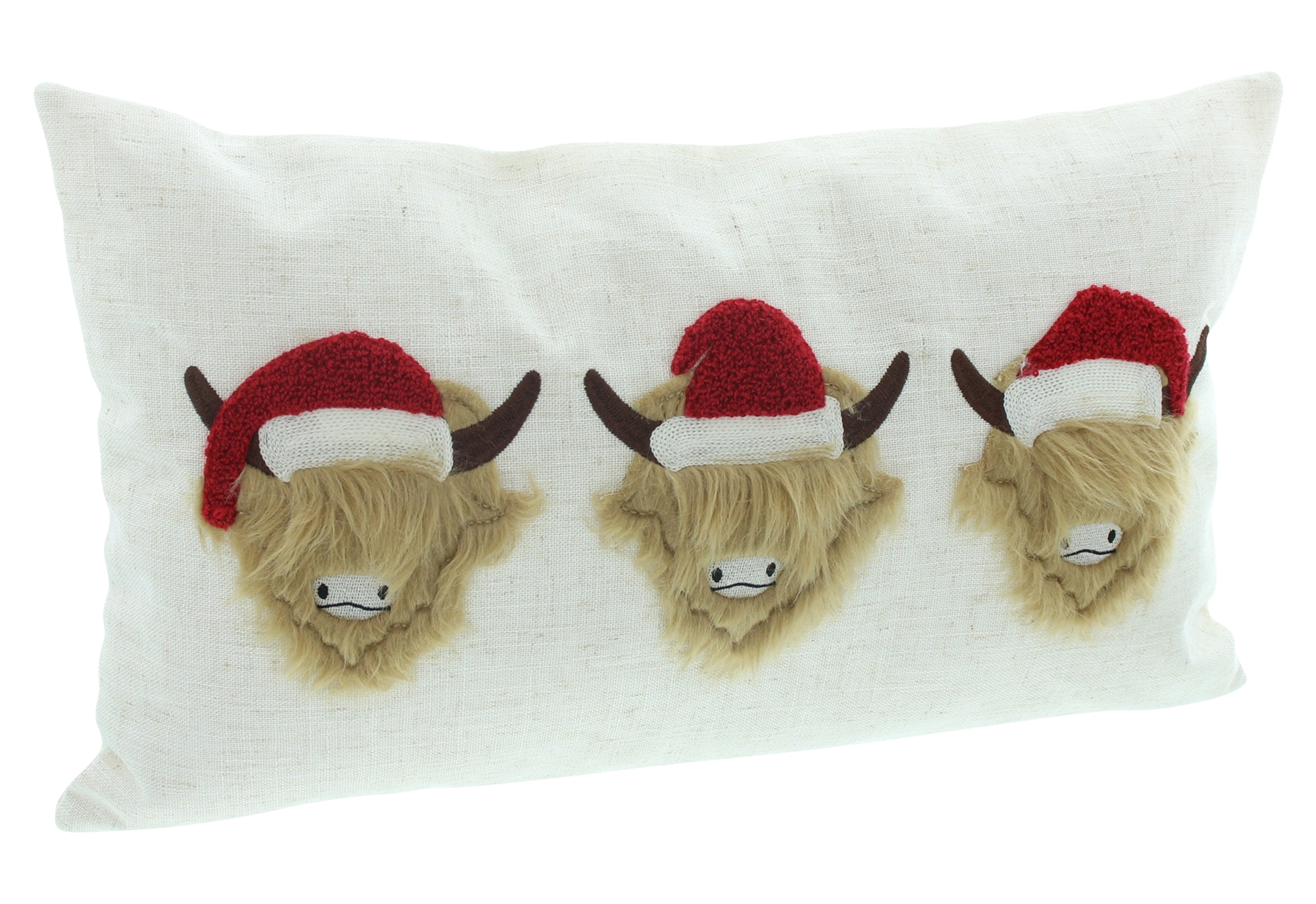 Kissenhülle "Highland Cattle"  im Frank Flechtwaren Online Shop für Weihnachten kaufen