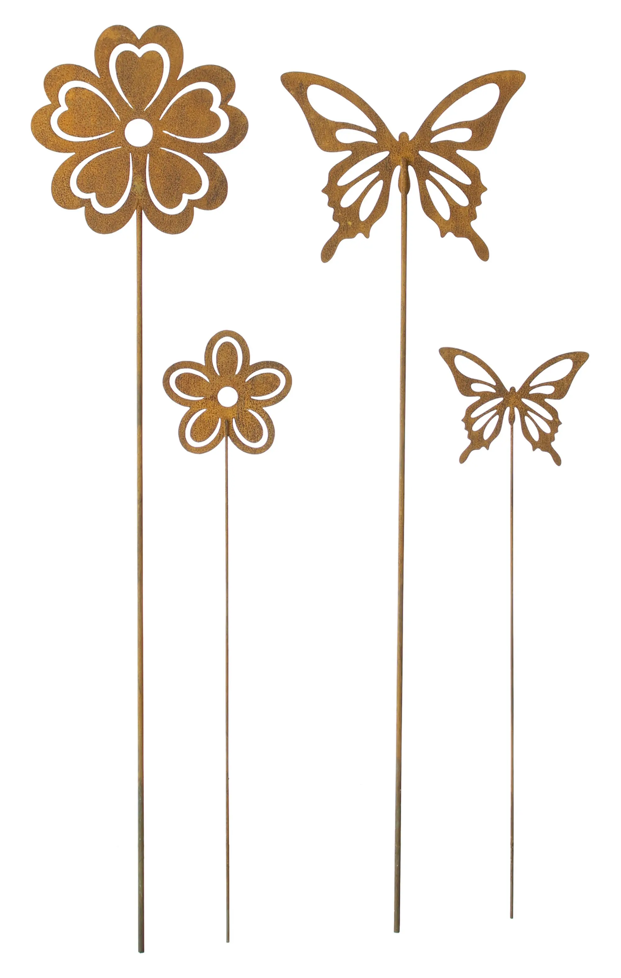 Stecker "Blume & Schmetterling", 4er Set im Frank Flechtwaren Online Shop für Ostern kaufen Stecker "Blume & Schmetterling", 4er Set im Frank Flechtwaren Online Shop für Ostern kaufen
