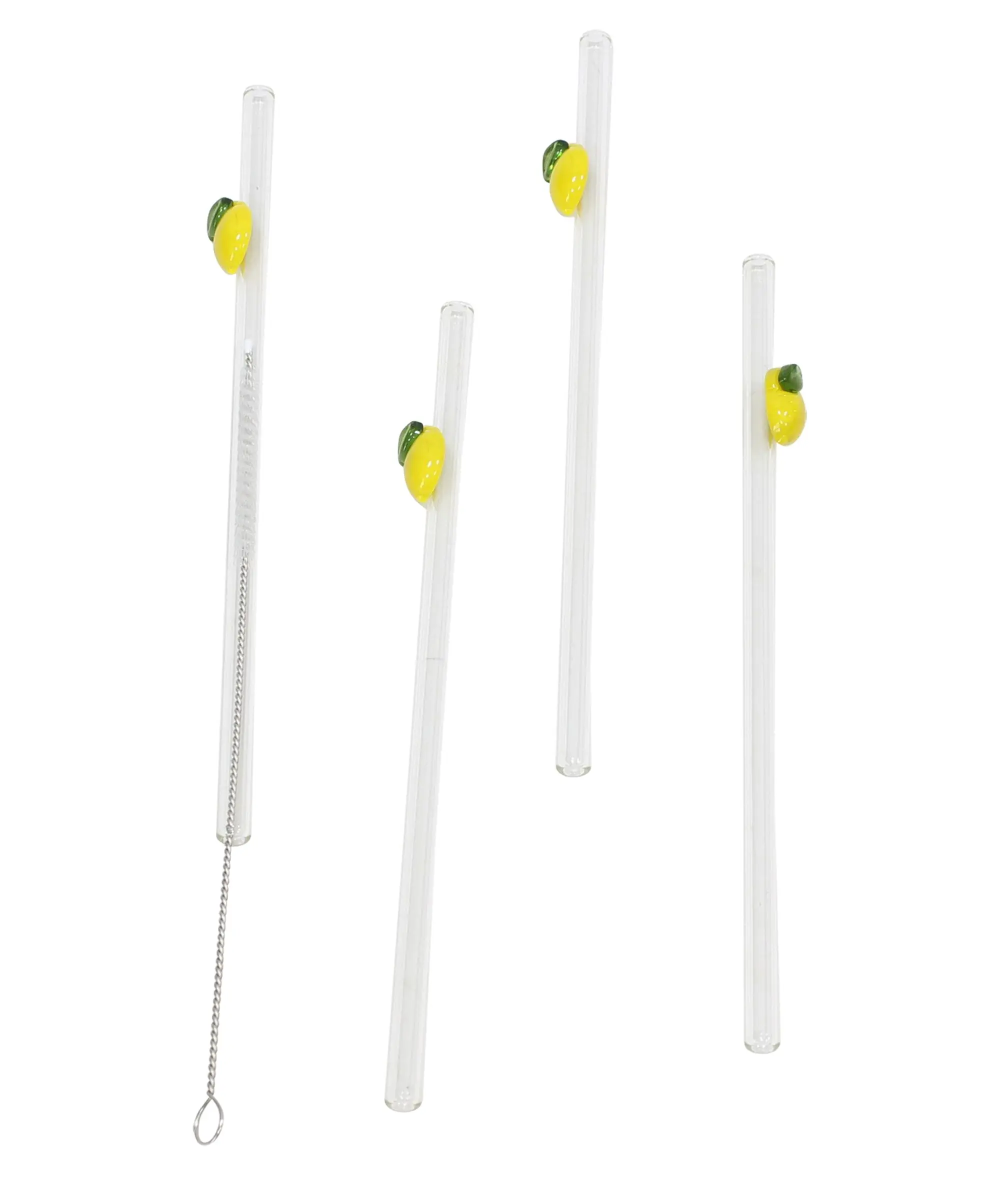 Strohhalm "Zitrone", 4er Set  im Frank Flechtwaren Online Shop für Lemon Sorbet kaufen