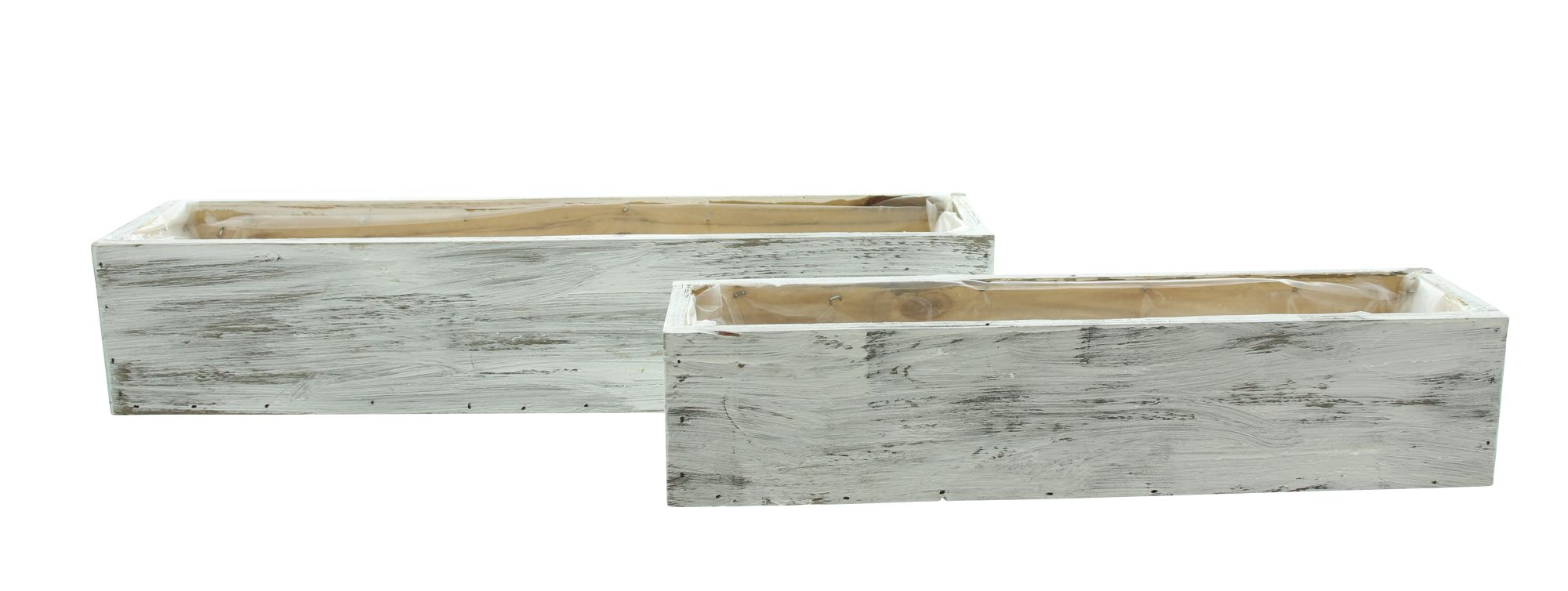Pflanzer "Shabby-White", 2er Set im Frank Flechtwaren Online Shop für Ostern kaufen Pflanzer "Shabby-White", 2er Set im Frank Flechtwaren Online Shop für Ostern kaufen