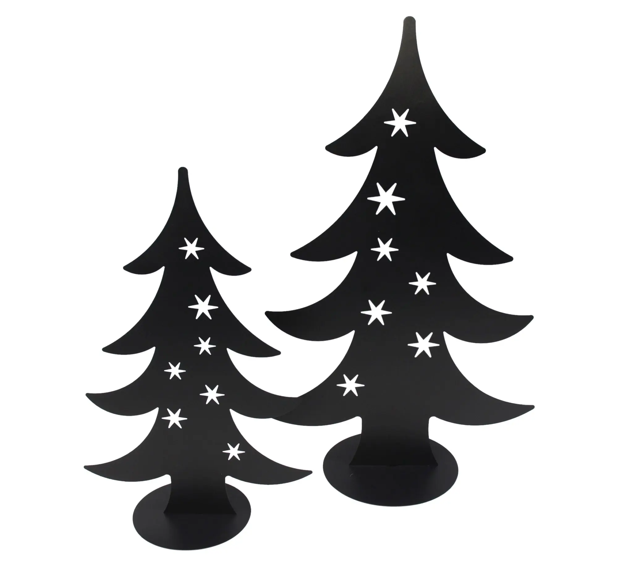 Deko-Tanne "Sterne", 2er Set  im Frank Flechtwaren Online Shop für Tannenbäume kaufen
