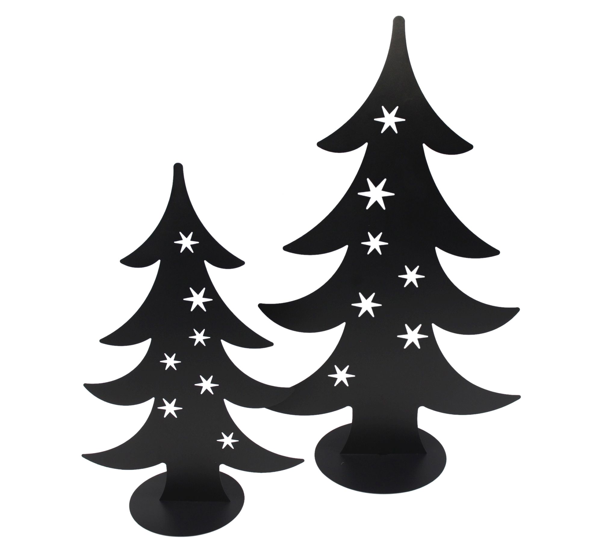 Deko-Tanne "Sterne", 2er Set  im Frank Flechtwaren Online Shop kaufen