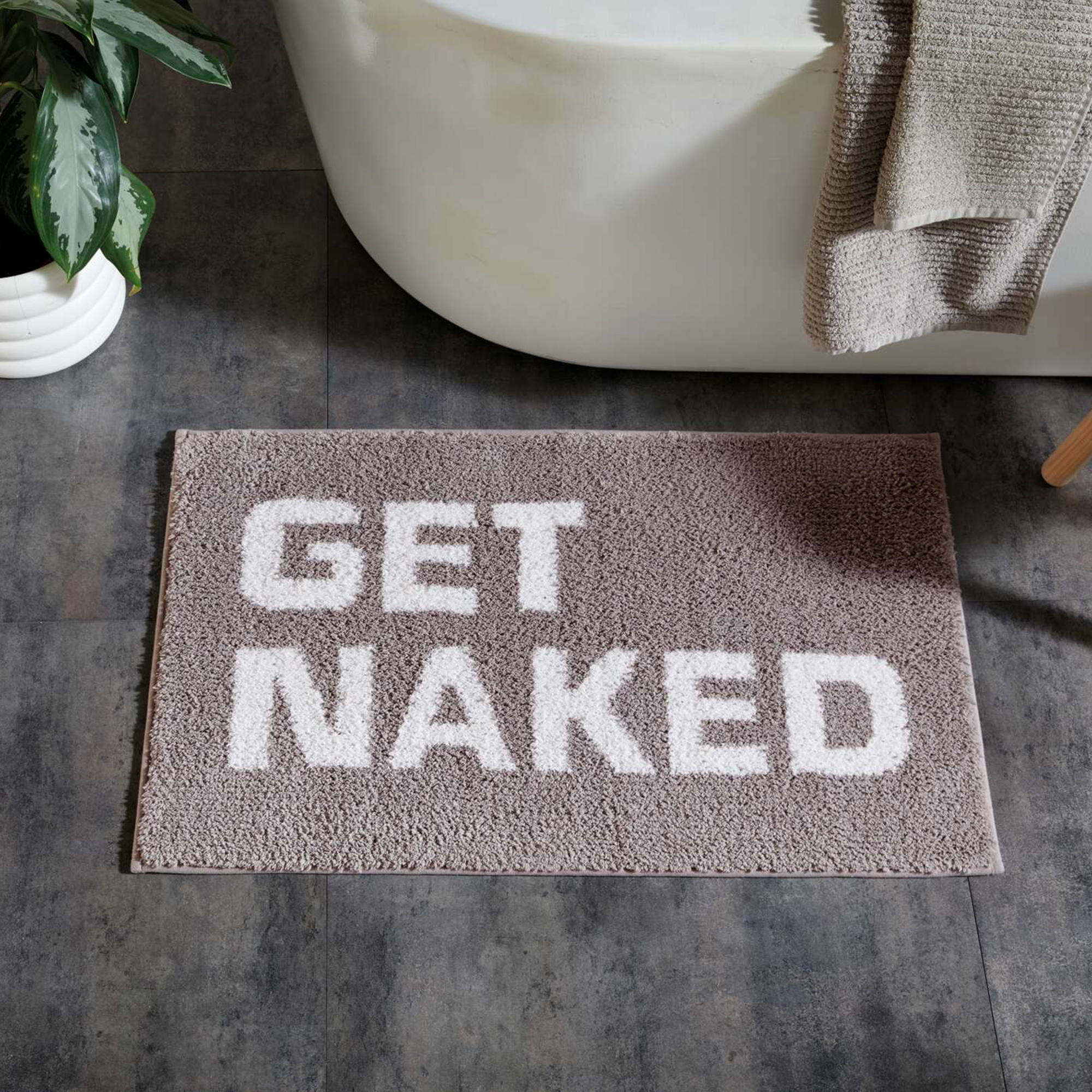Bodenmatte "Get Naked"  im Frank Flechtwaren Online Shop kaufen