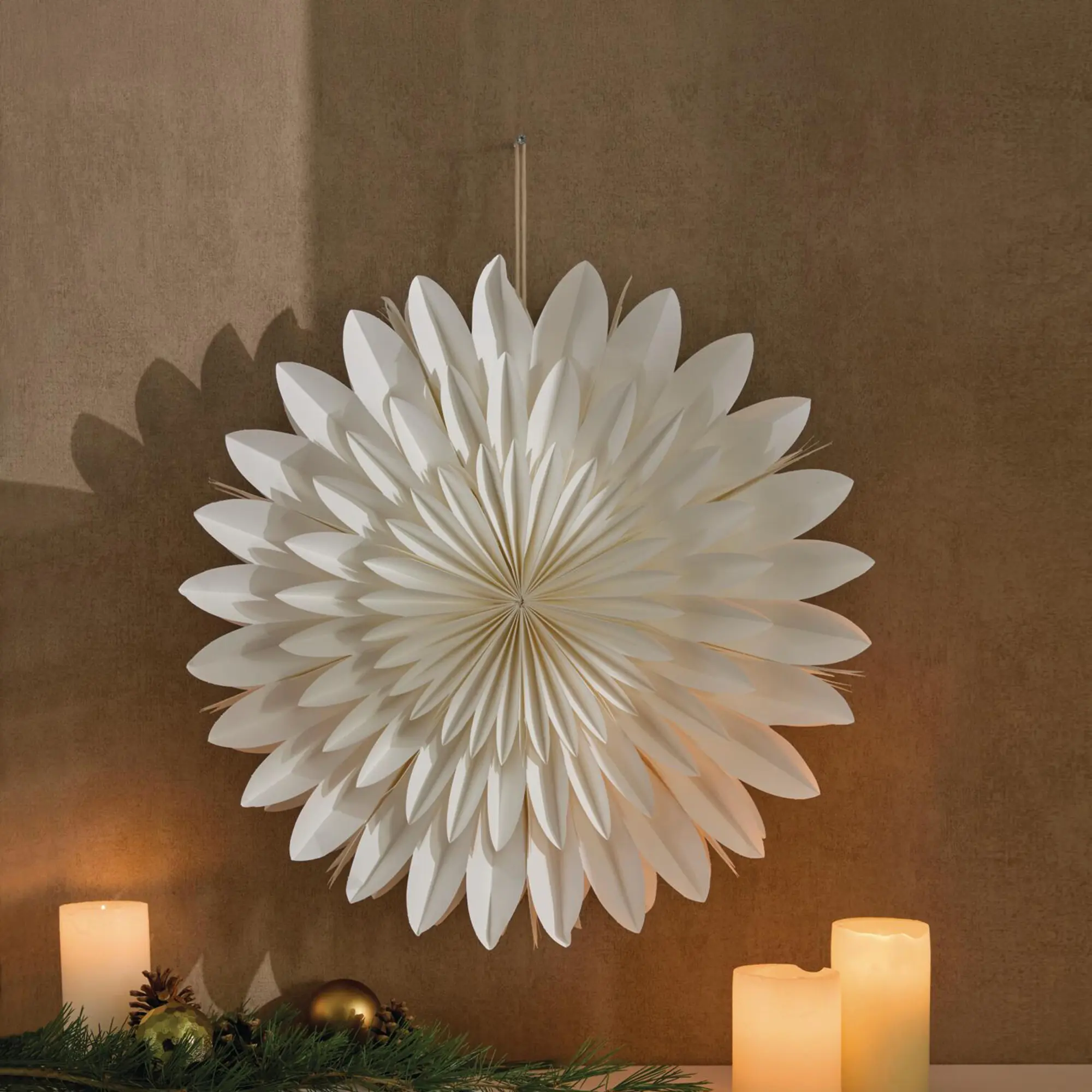 Deko-Hänger "White Blossom"  im Frank Flechtwaren Online Shop für Metallic Glam kaufen