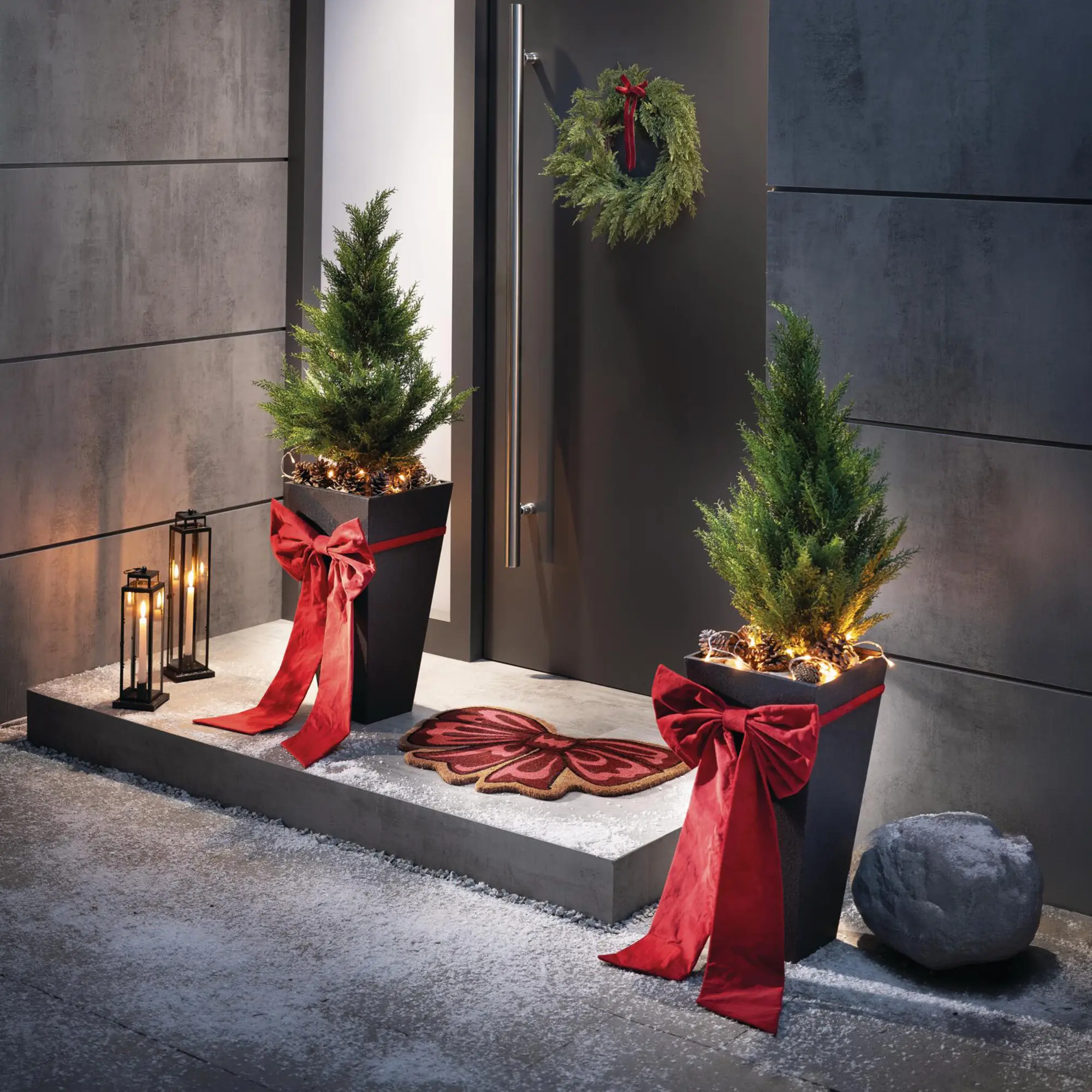Kranz "Zypressenzweige"  im Frank Flechtwaren Online Shop für Weihnachtliche Kränze kaufen