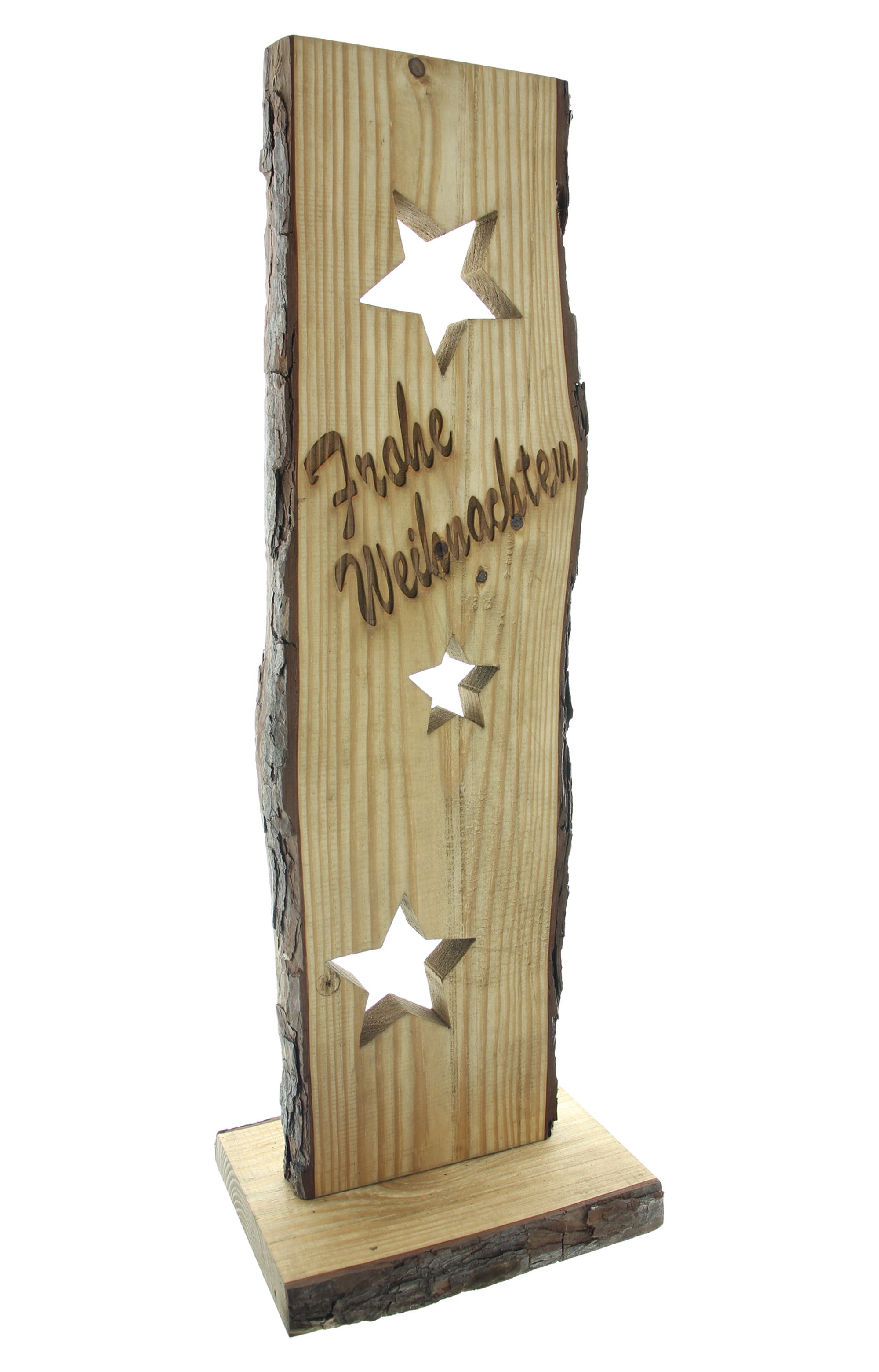 Holzsäule "Frohe Weihnachten" im Frank Flechtwaren Online Shop für Weihnachten kaufen Holzsäule "Frohe Weihnachten" im Frank Flechtwaren Online Shop für Weihnachten kaufen