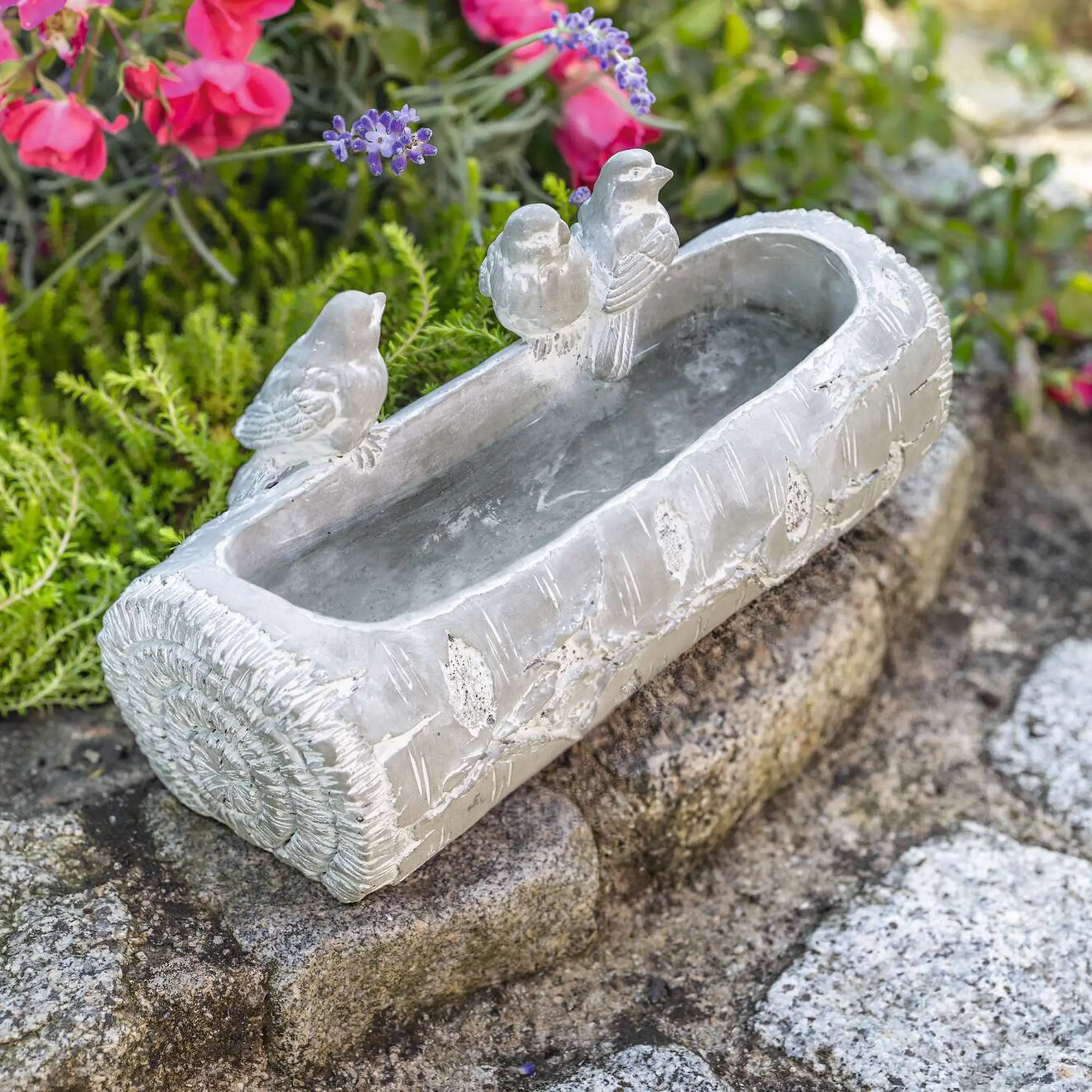 Vogeltränke "Baumstamm"  im Frank Flechtwaren Online Shop kaufen