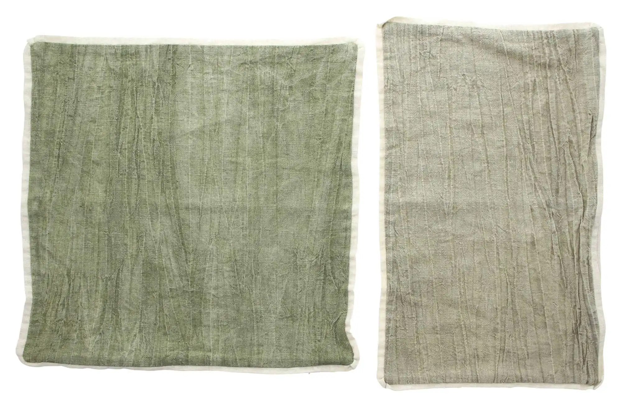 Kissenhülle "Grün & Grau", 2er Set im Frank Flechtwaren Online Shop für Kissenhüllen kaufen Kissenhülle "Grün & Grau", 2er Set im Frank Flechtwaren Online Shop für Kissenhüllen kaufen