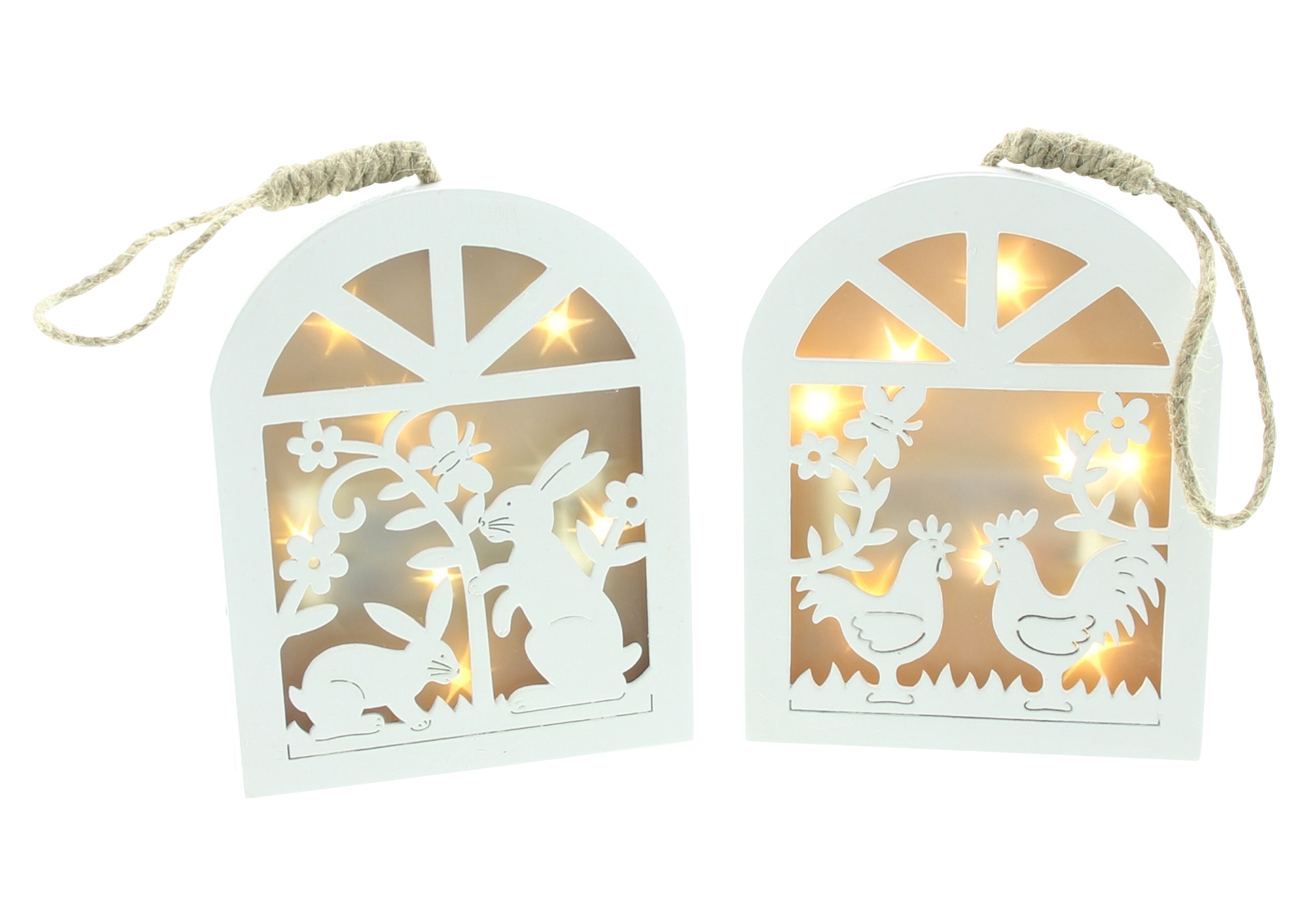 LED-Hänger "Frühling", 2er Set im Frank Flechtwaren Online Shop für Ostern kaufen LED-Hänger "Frühling", 2er Set im Frank Flechtwaren Online Shop für Ostern kaufen