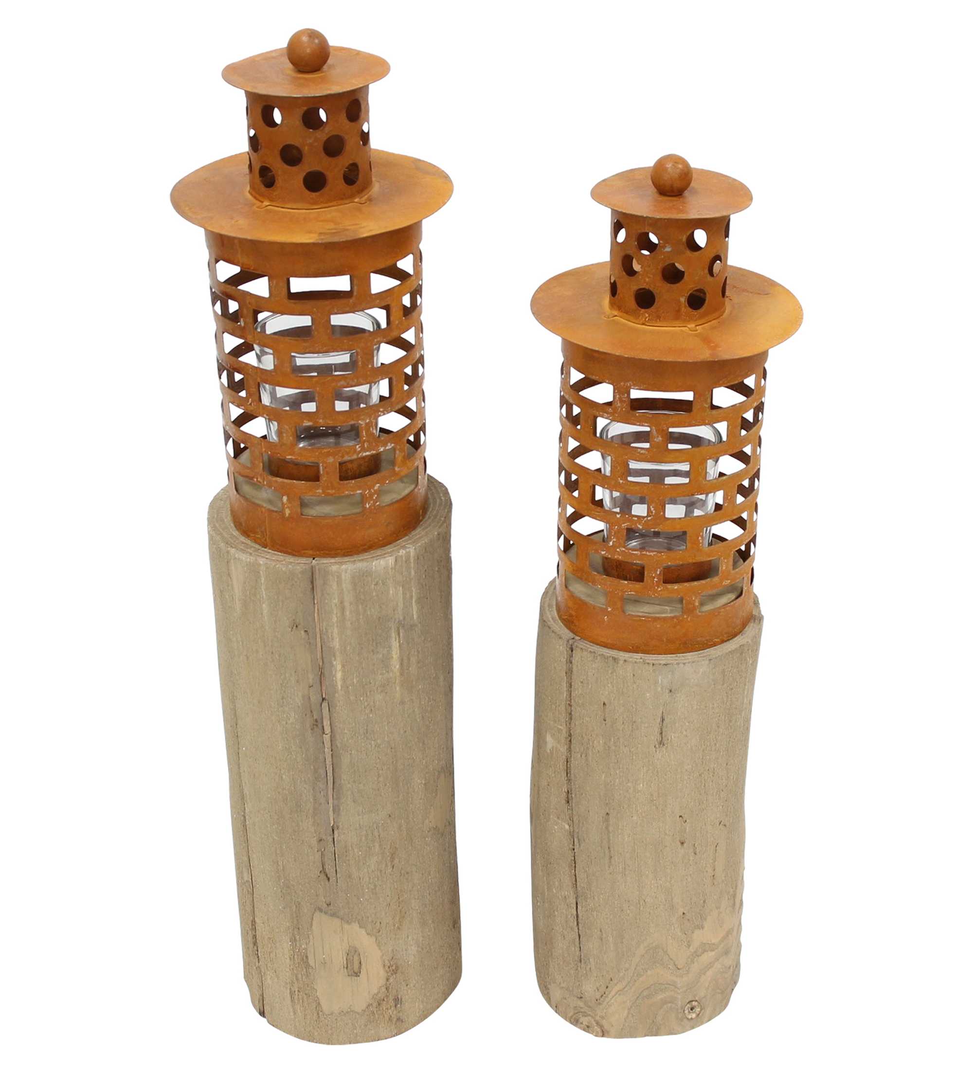Windlicht "Türmchen", 2er Set  im Frank Flechtwaren Online Shop für Ostern kaufen