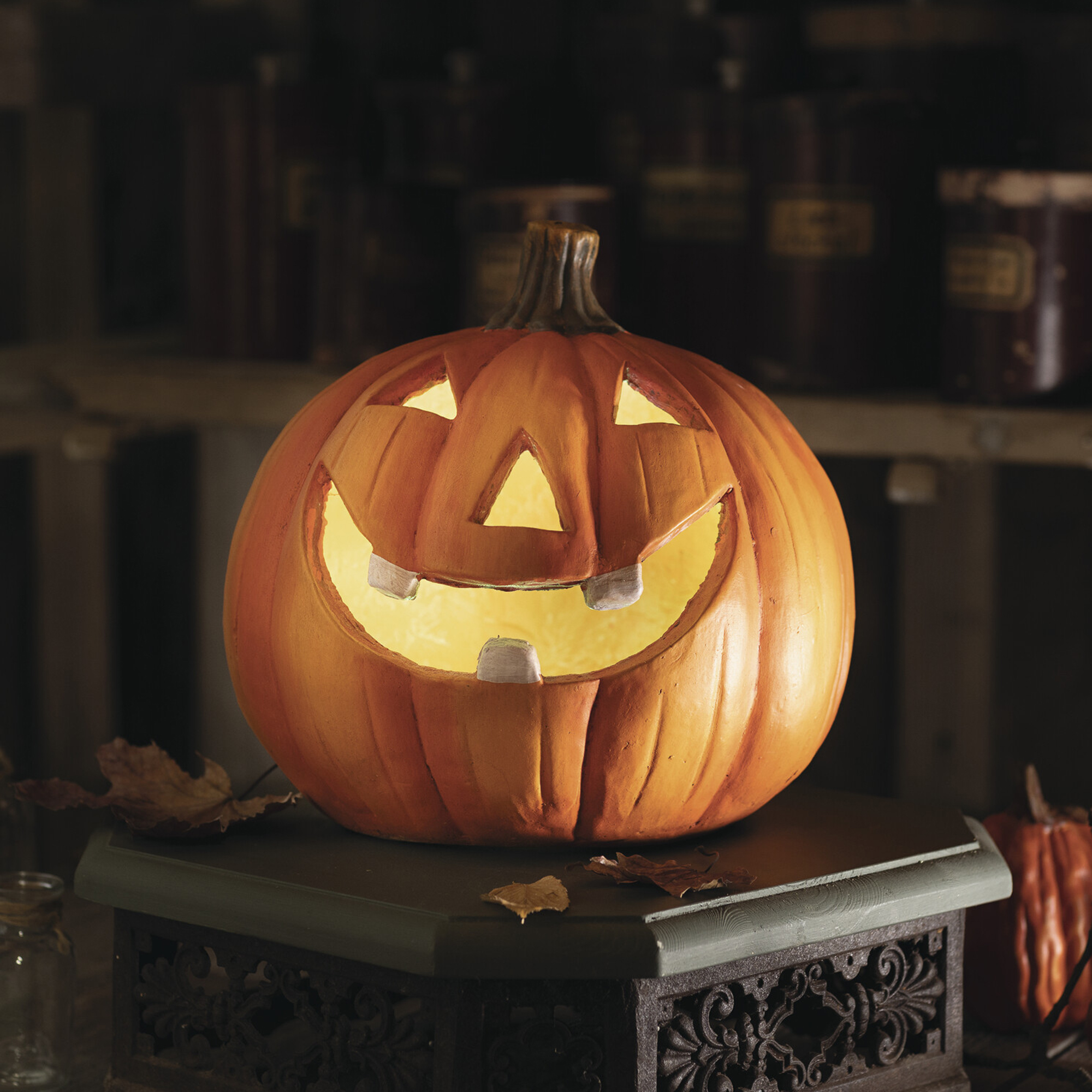 LED-Kürbis "Halloween"  im Frank Flechtwaren Online Shop kaufen