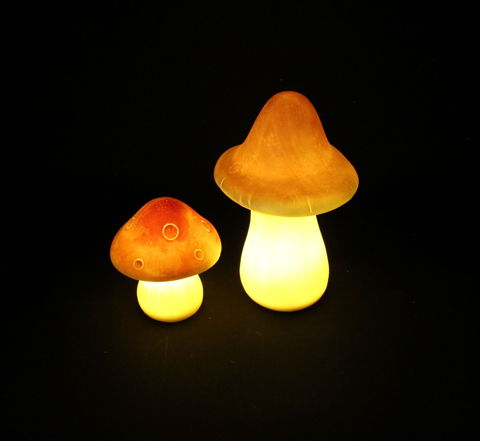 LED-Deko "Pilz", 2er Set  im Frank Flechtwaren Online Shop für Herbst kaufen