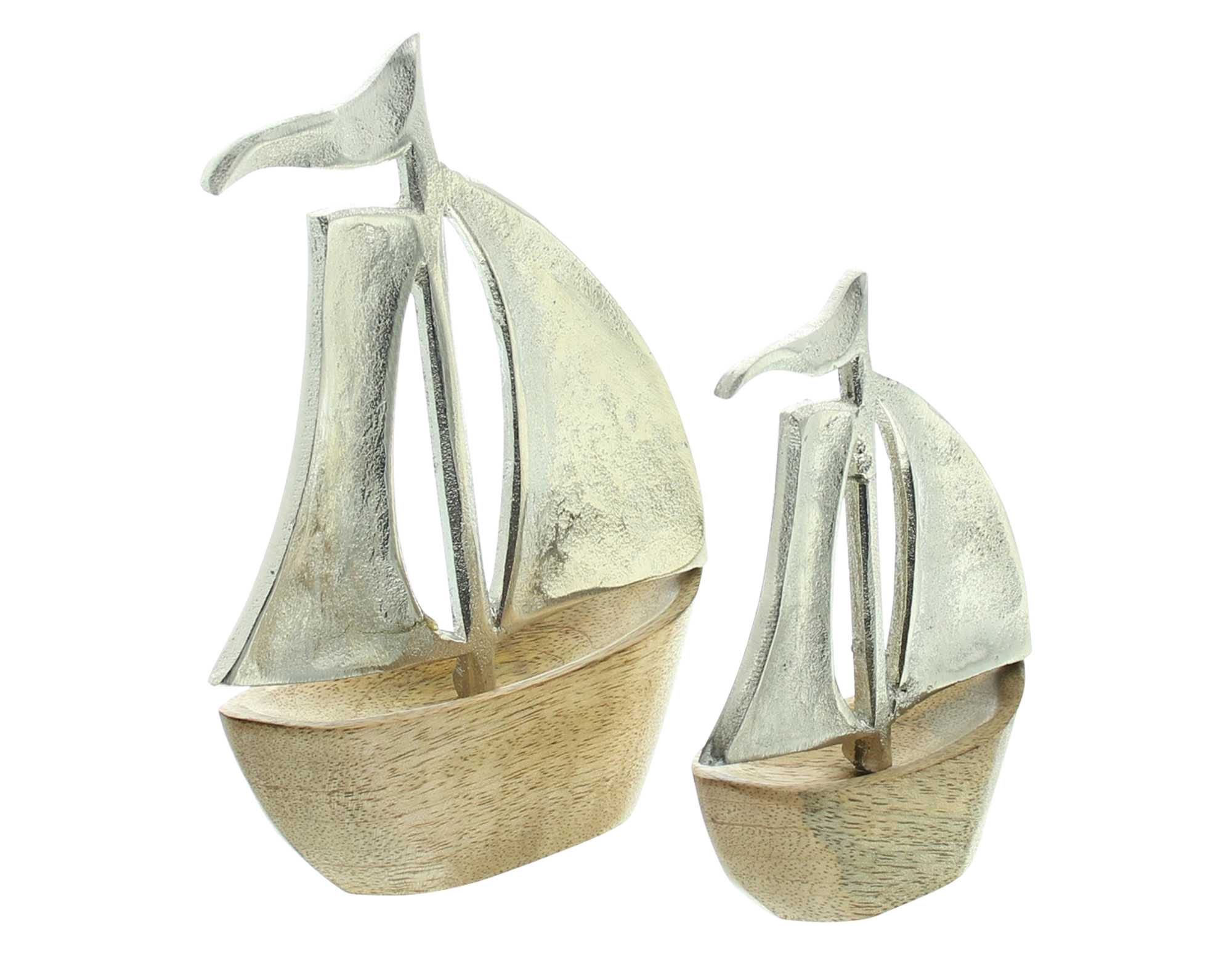 Segelboot "Sailing", 2er Set  im Frank Flechtwaren Online Shop für Dekofiguren kaufen