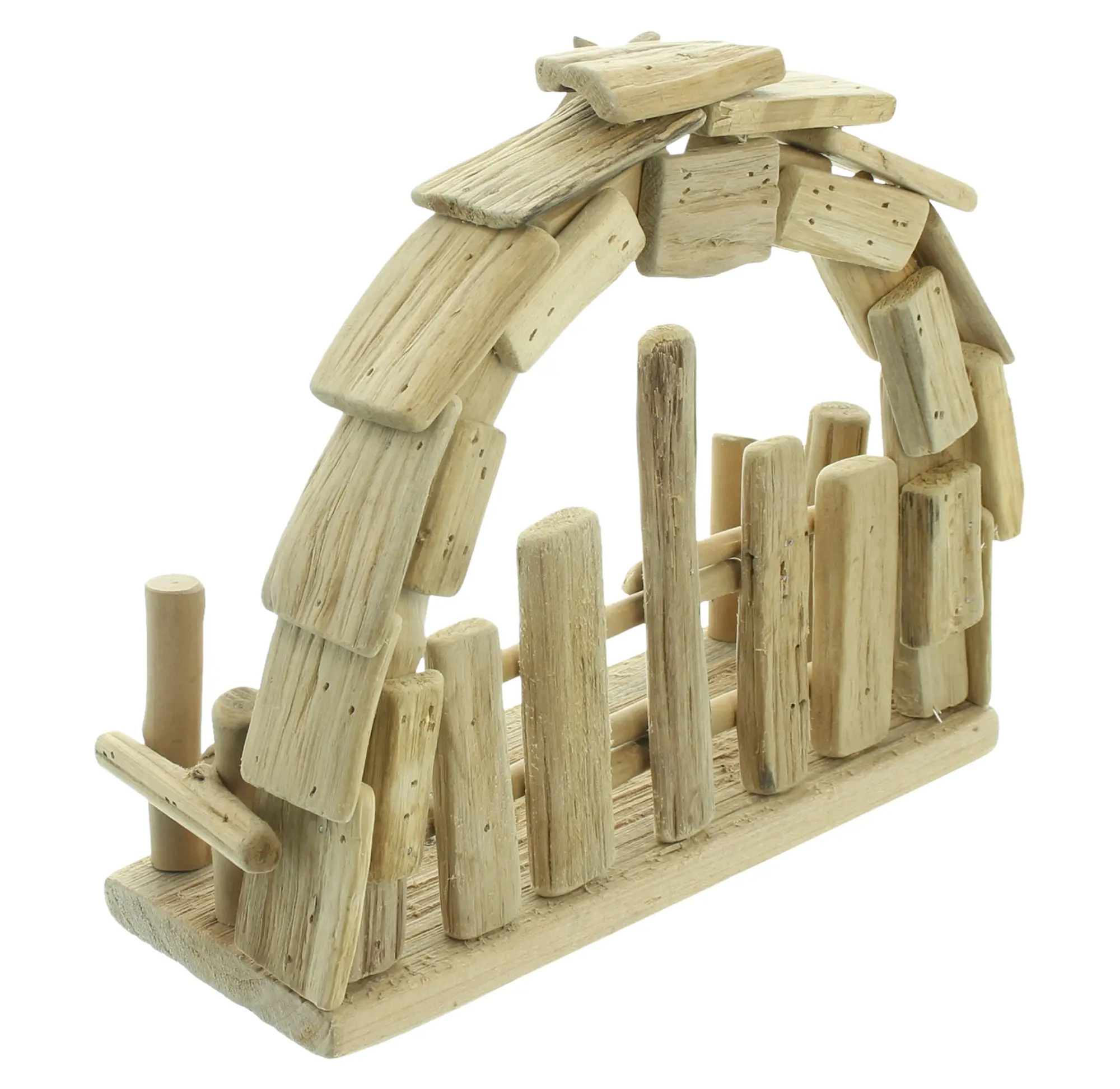 Krippe "Natur"  im Frank Flechtwaren Online Shop für Weihnachten kaufen