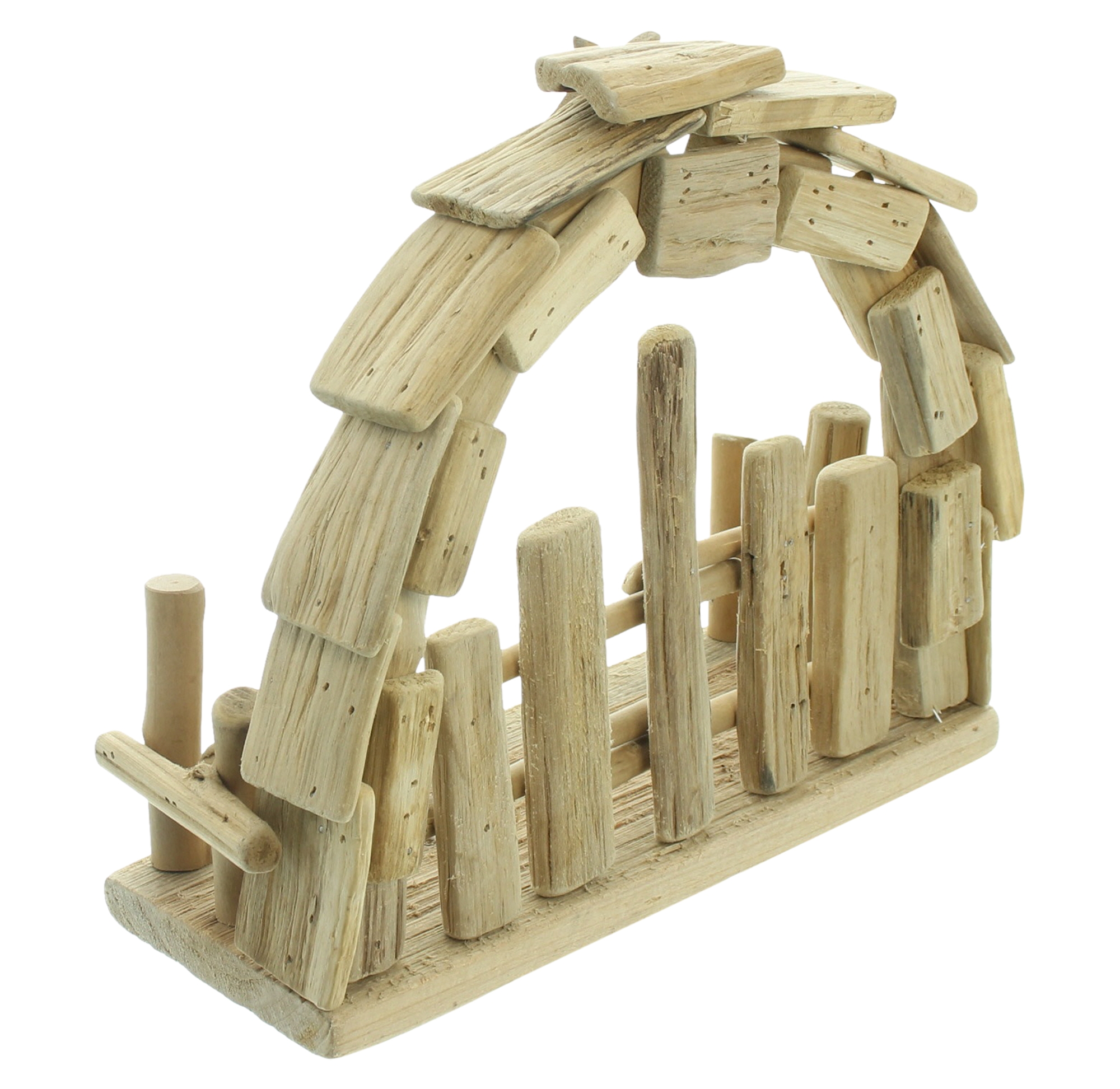 Krippe "Natur"  im Frank Flechtwaren Online Shop für Weihnachten kaufen