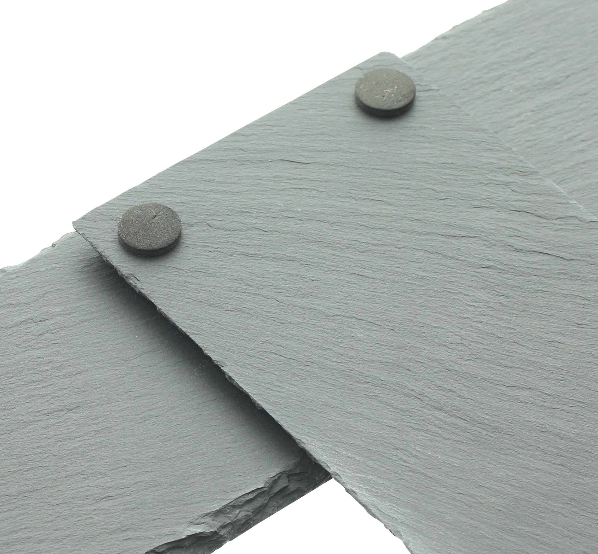 Schieferplatte "Länglich", 2er Set  im Frank Flechtwaren Online Shop für Dekoschalen &amp; -etageren kaufen