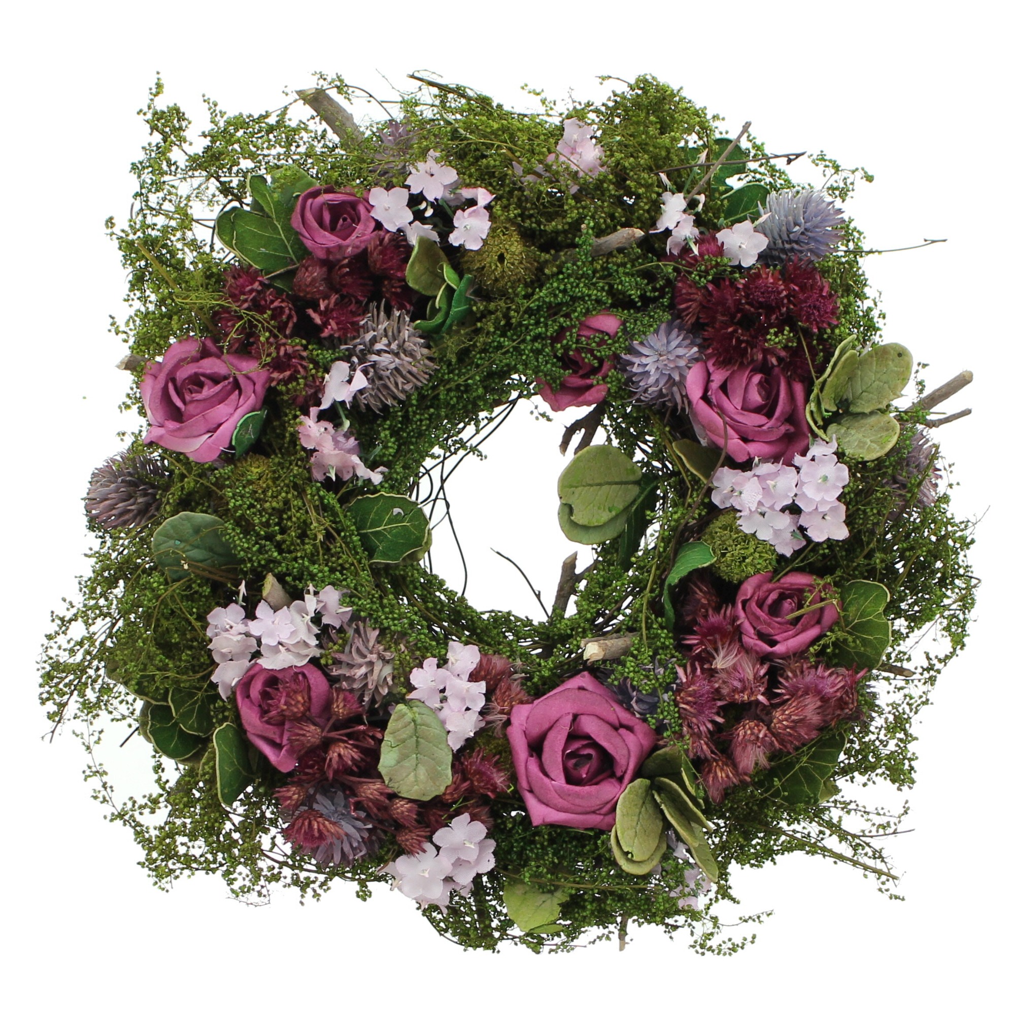 Kranz "Lila Rose" im Frank Flechtwaren Online Shop für Ostern kaufen Kranz "Lila Rose" im Frank Flechtwaren Online Shop für Ostern kaufen