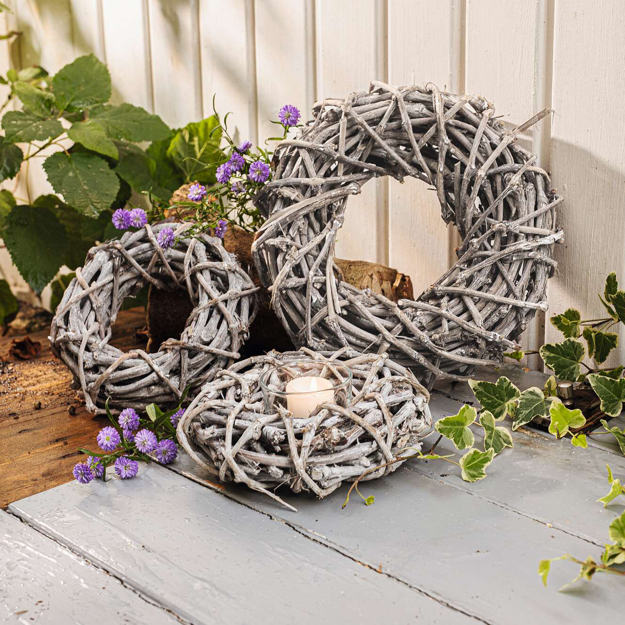Kranz "Nostalgie", 2er Set  im Frank Flechtwaren Online Shop für Ostern kaufen