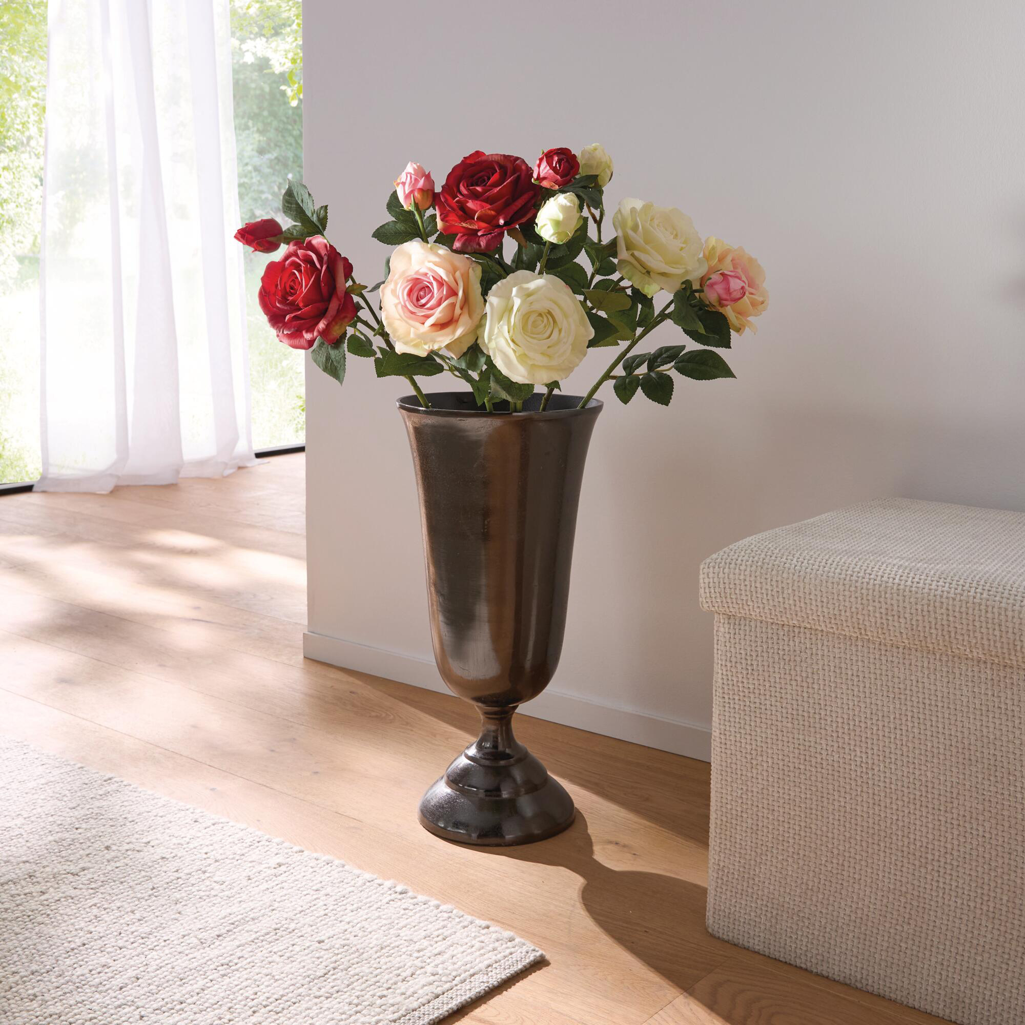 Vase "Glossy Black"  im Frank Flechtwaren Online Shop kaufen