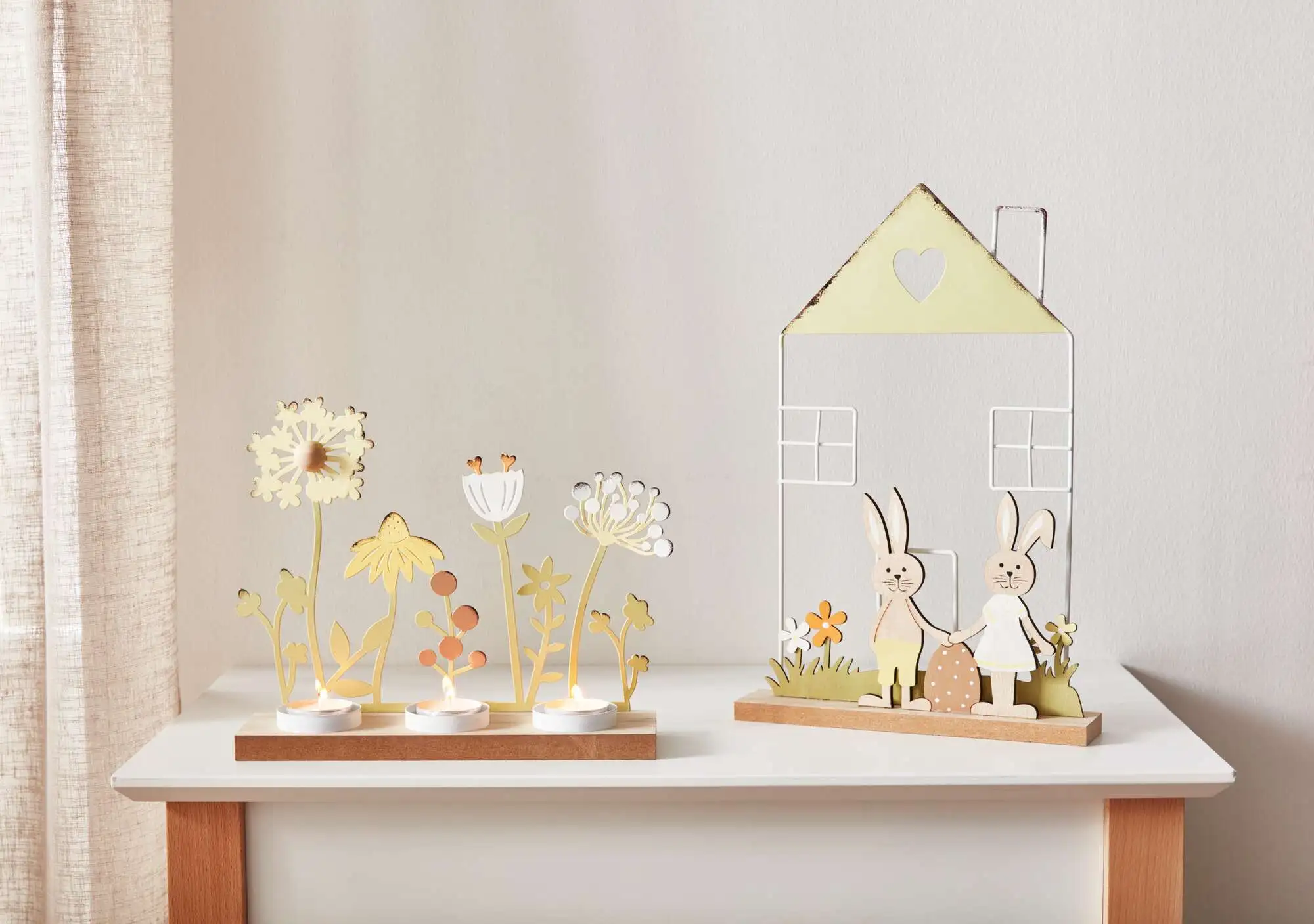 Hasenhaus "Blumenwiese"  im Frank Flechtwaren Online Shop für Hasen &amp; Co kaufen