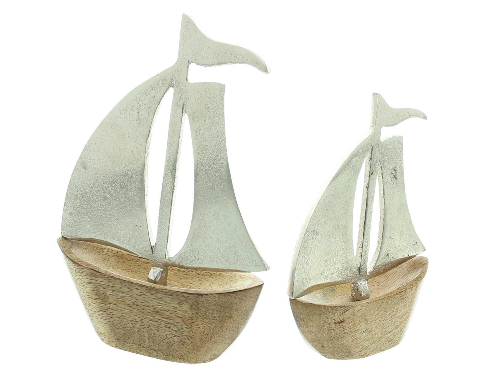 Segelboot "Sailing", 2er Set  im Frank Flechtwaren Online Shop für Dekofiguren kaufen