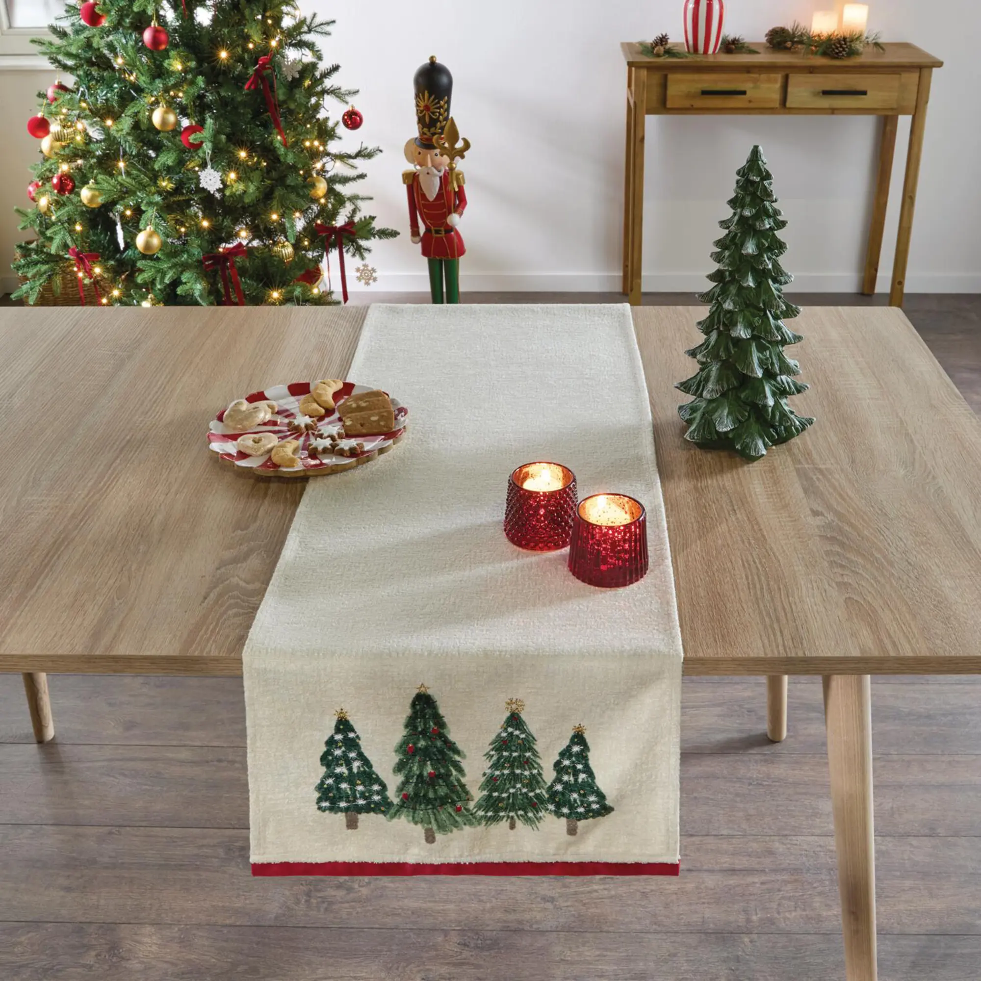 Tischläufer "Weihnachtswäldchen"  im Frank Flechtwaren Online Shop kaufen