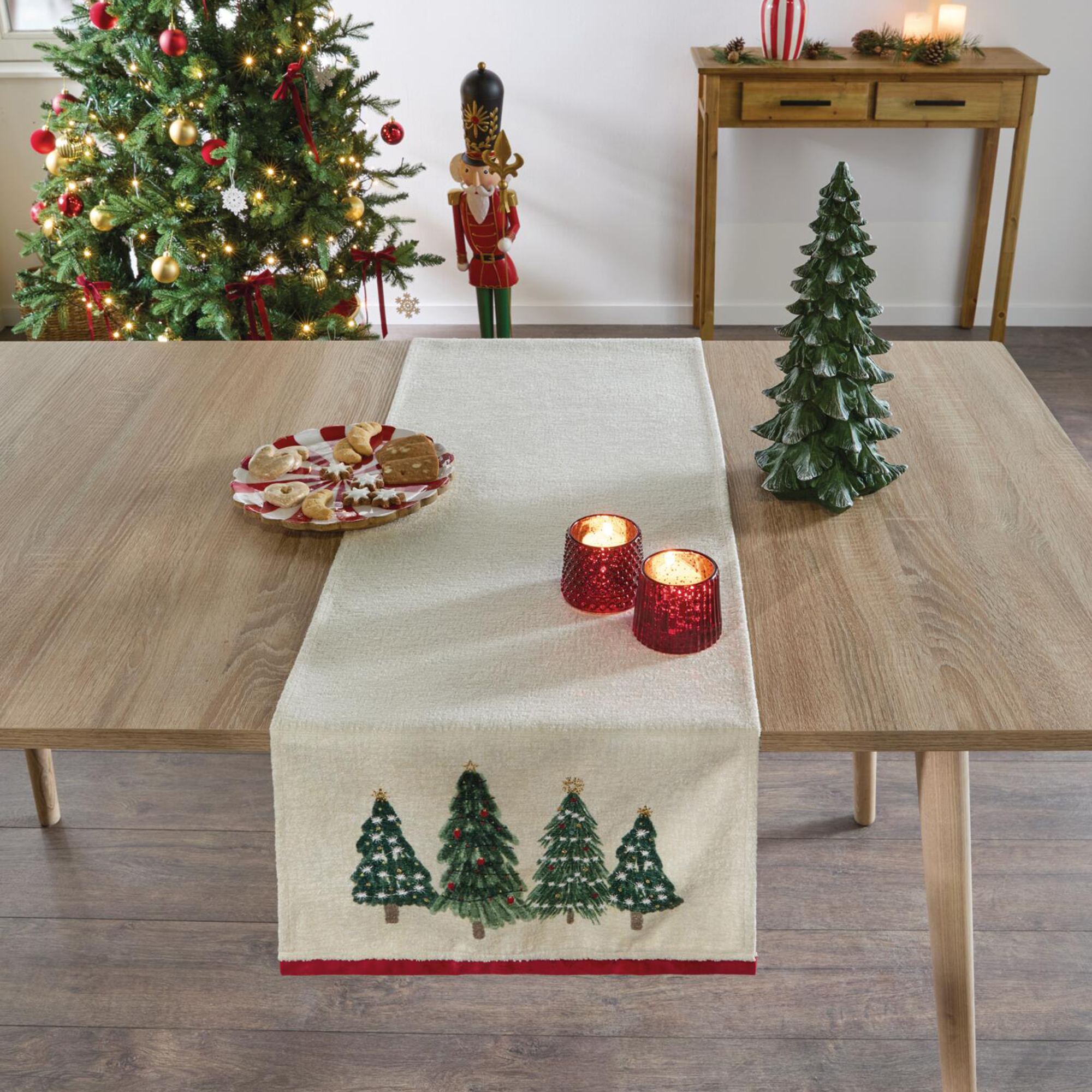 Tischläufer "Weihnachtswäldchen"  im Frank Flechtwaren Online Shop kaufen