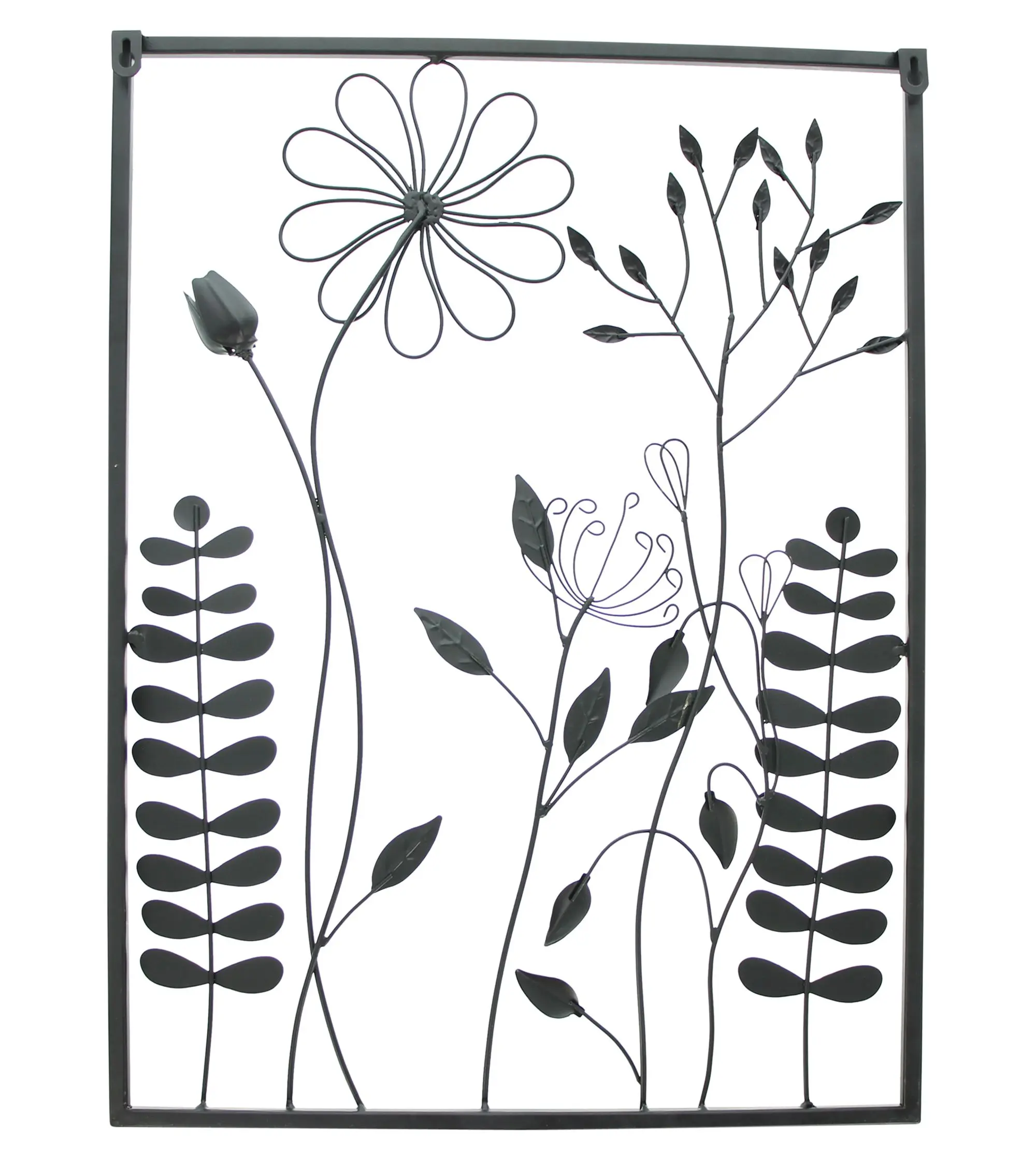 Bild "Black Flowers"  im Frank Flechtwaren Online Shop für Ostern kaufen