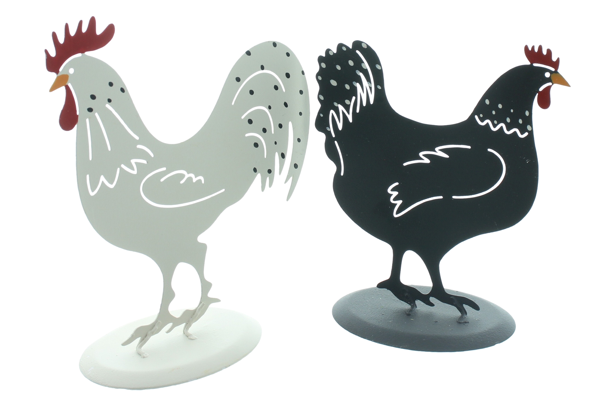 Figur "Black &amp; White", 2er Set  im Frank Flechtwaren Online Shop für Gerade eingetroffen kaufen