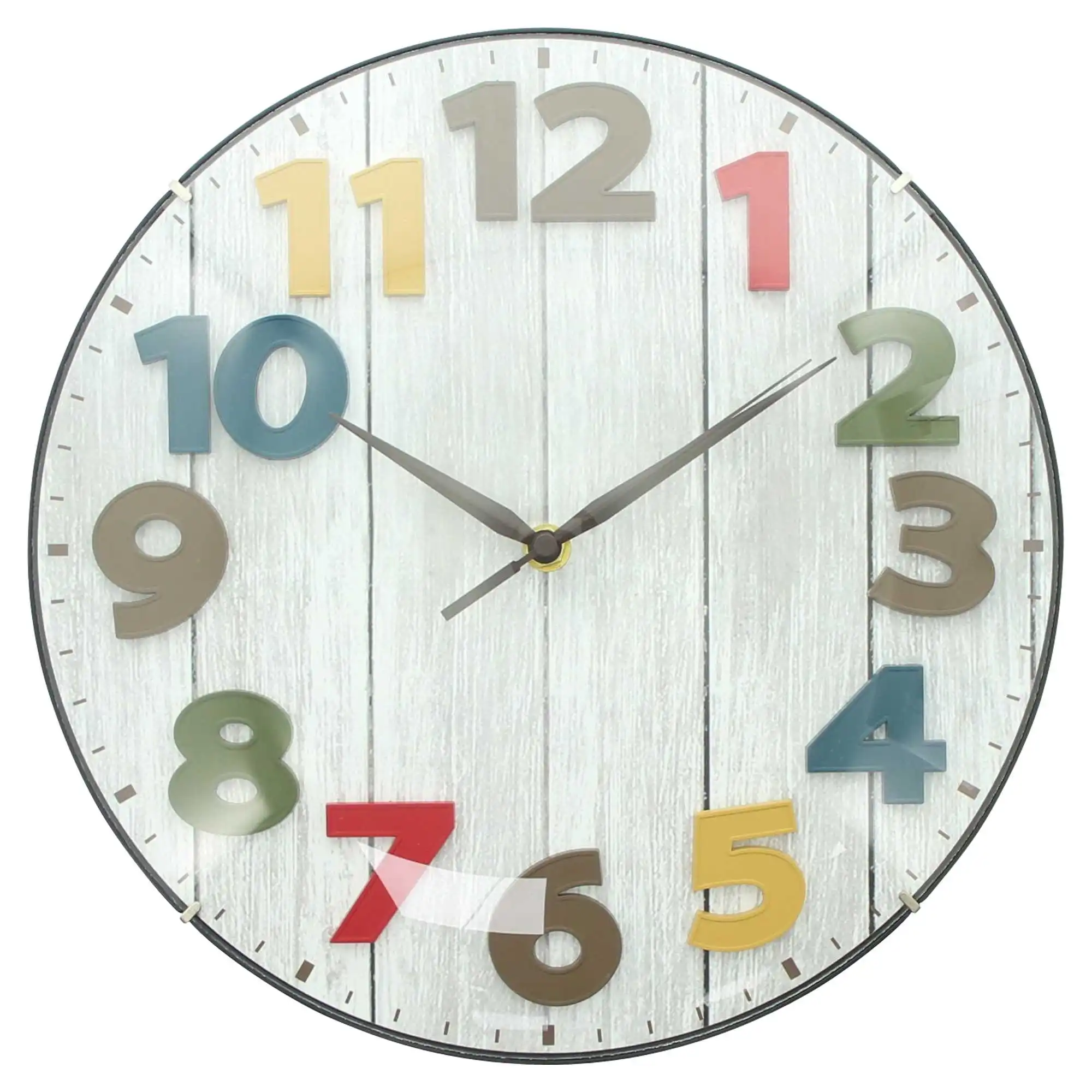 Wanduhr "Colorful"  im Frank Flechtwaren Online Shop für Uhren kaufen