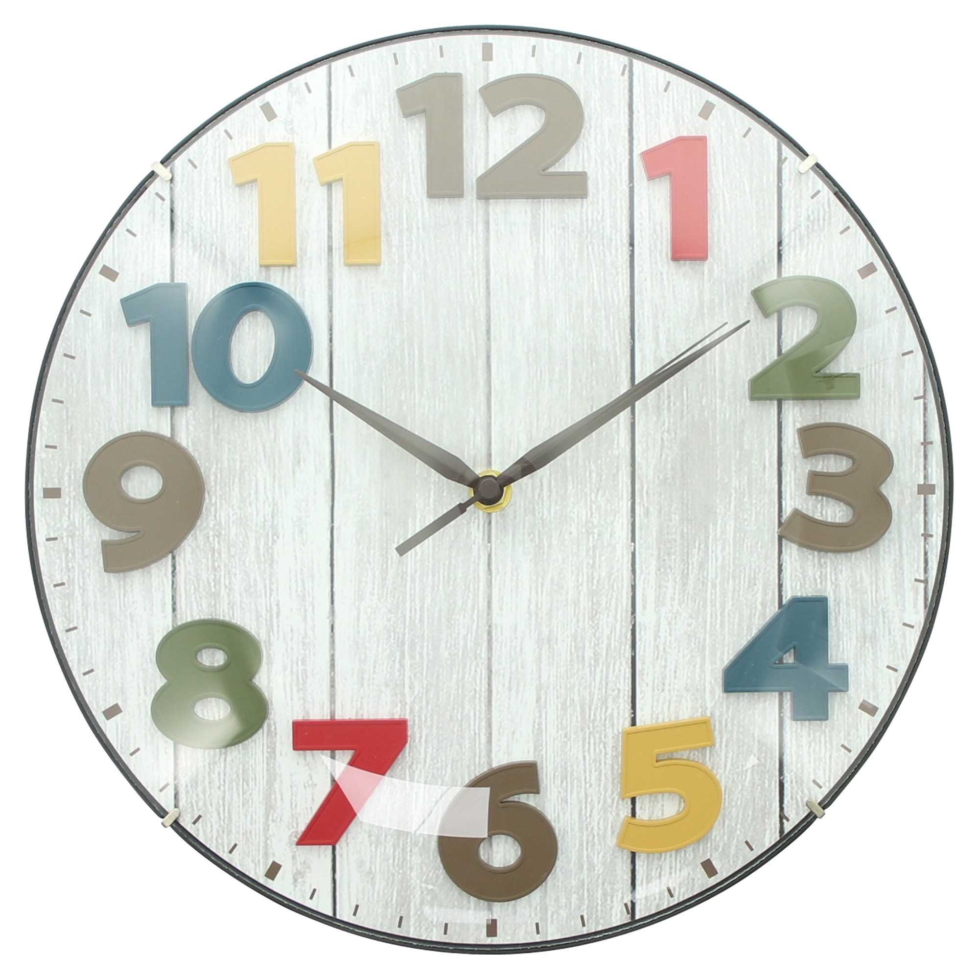 Wanduhr "Colorful"  im Frank Flechtwaren Online Shop für Uhren kaufen