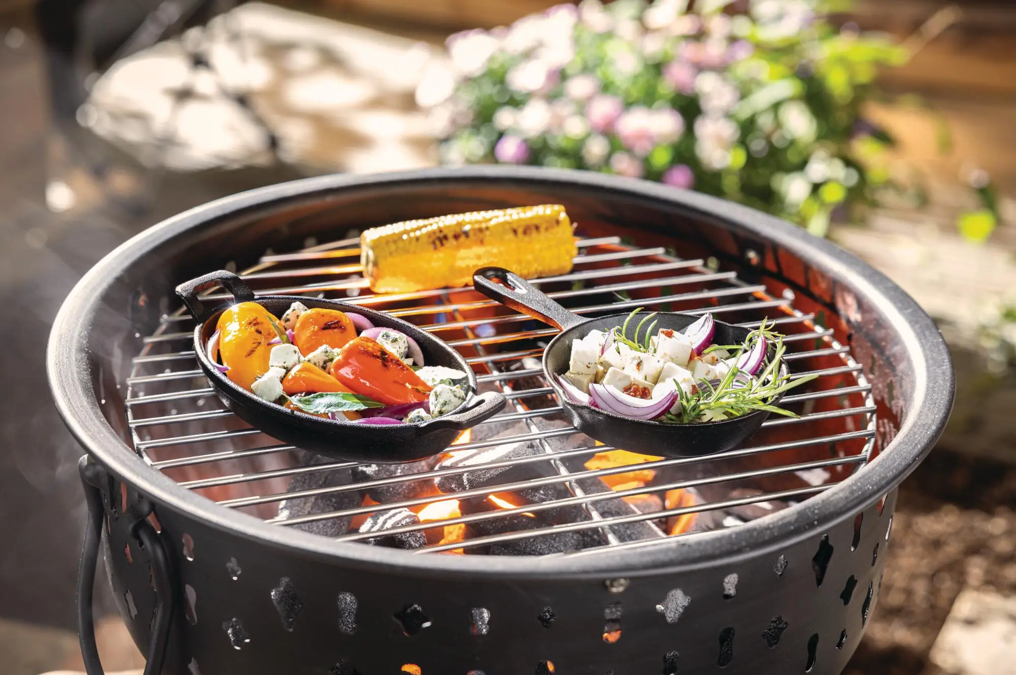 Grill "Black"  im Frank Flechtwaren Online Shop für Gartenparty kaufen