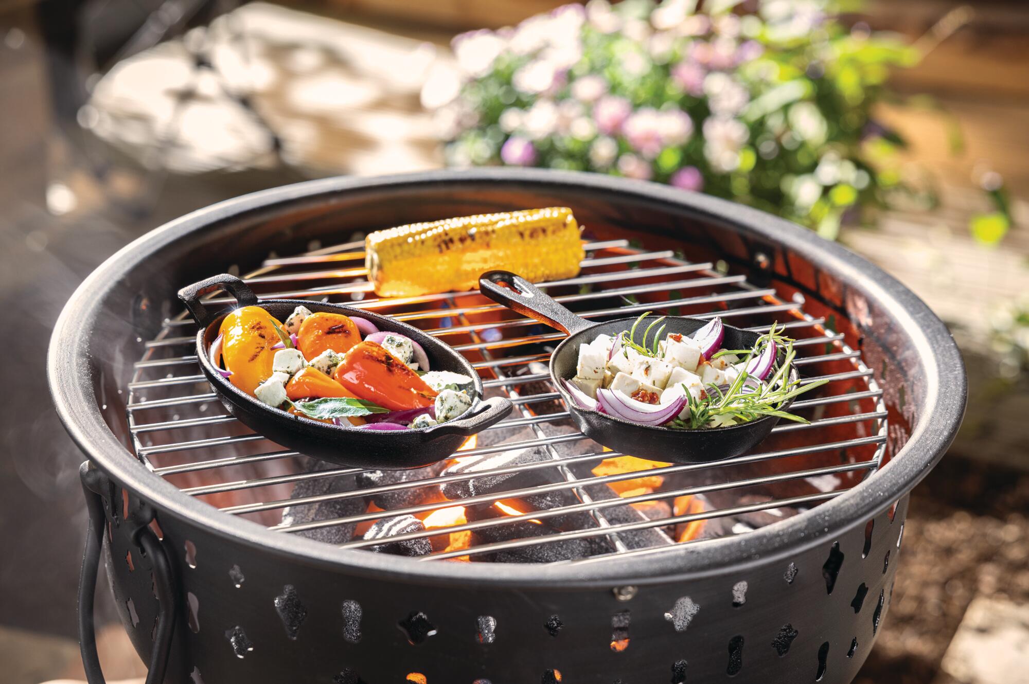 Grill "Black"  im Frank Flechtwaren Online Shop für Feuerschalen kaufen