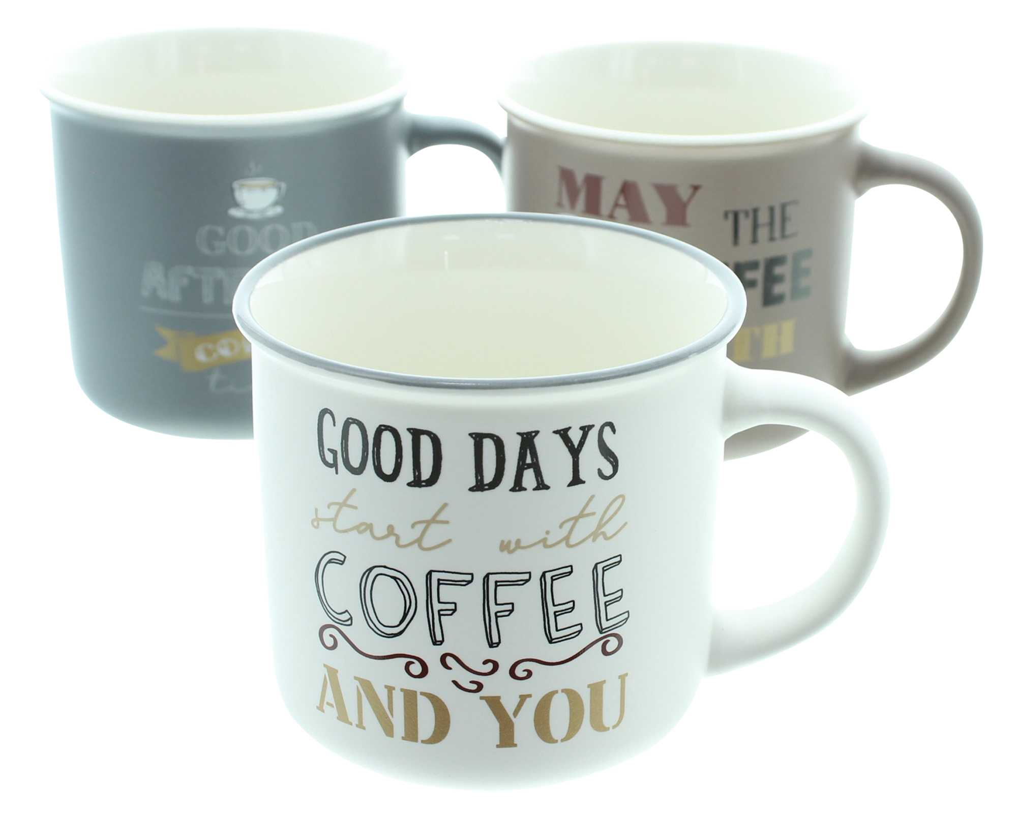 Tasse "Coffee", 3er Set im Frank Flechtwaren Online Shop für Küche kaufen Tasse "Coffee", 3er Set im Frank Flechtwaren Online Shop für Küche kaufen