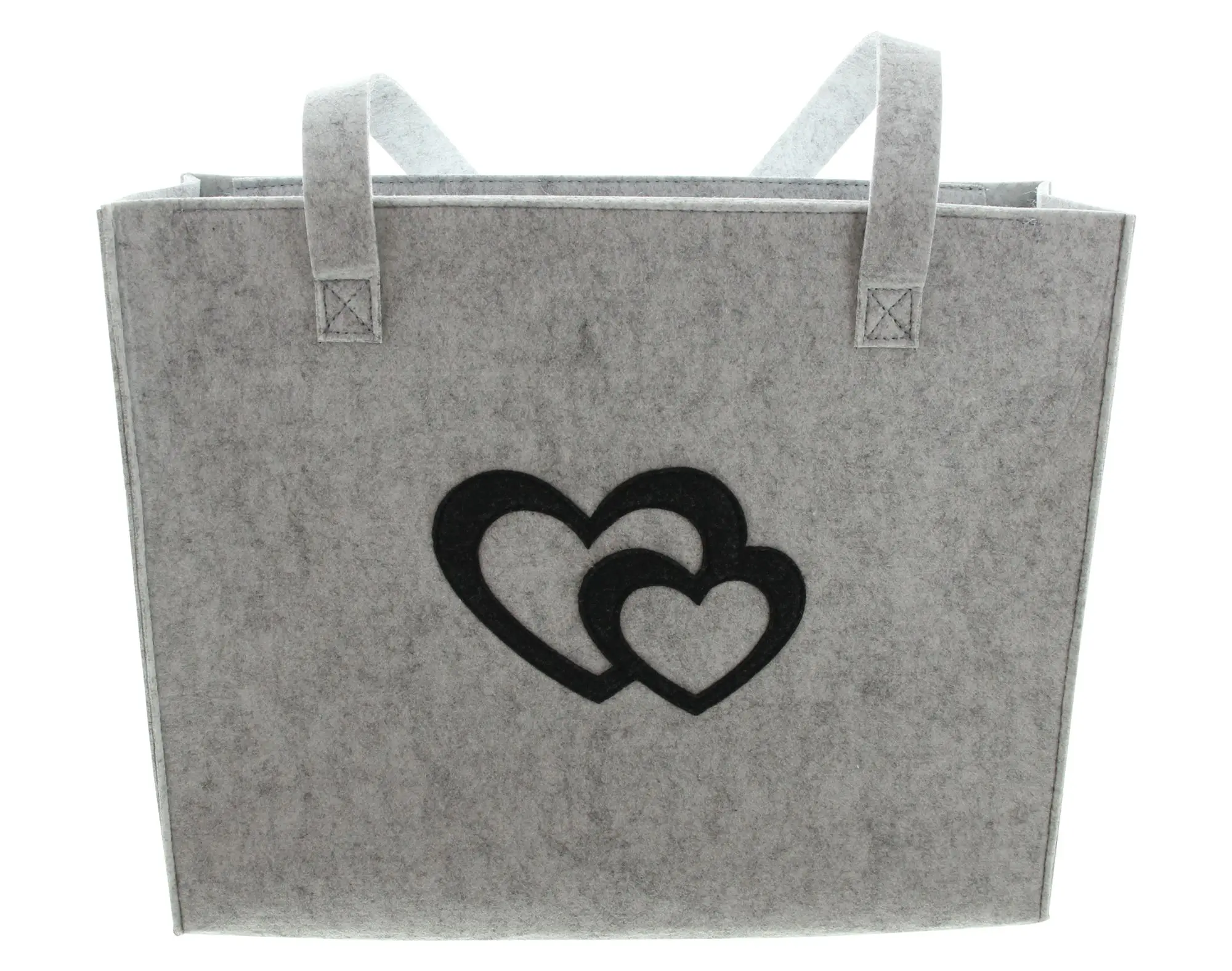 Filztasche "Herzduo"  im Frank Flechtwaren Online Shop für Taschen kaufen