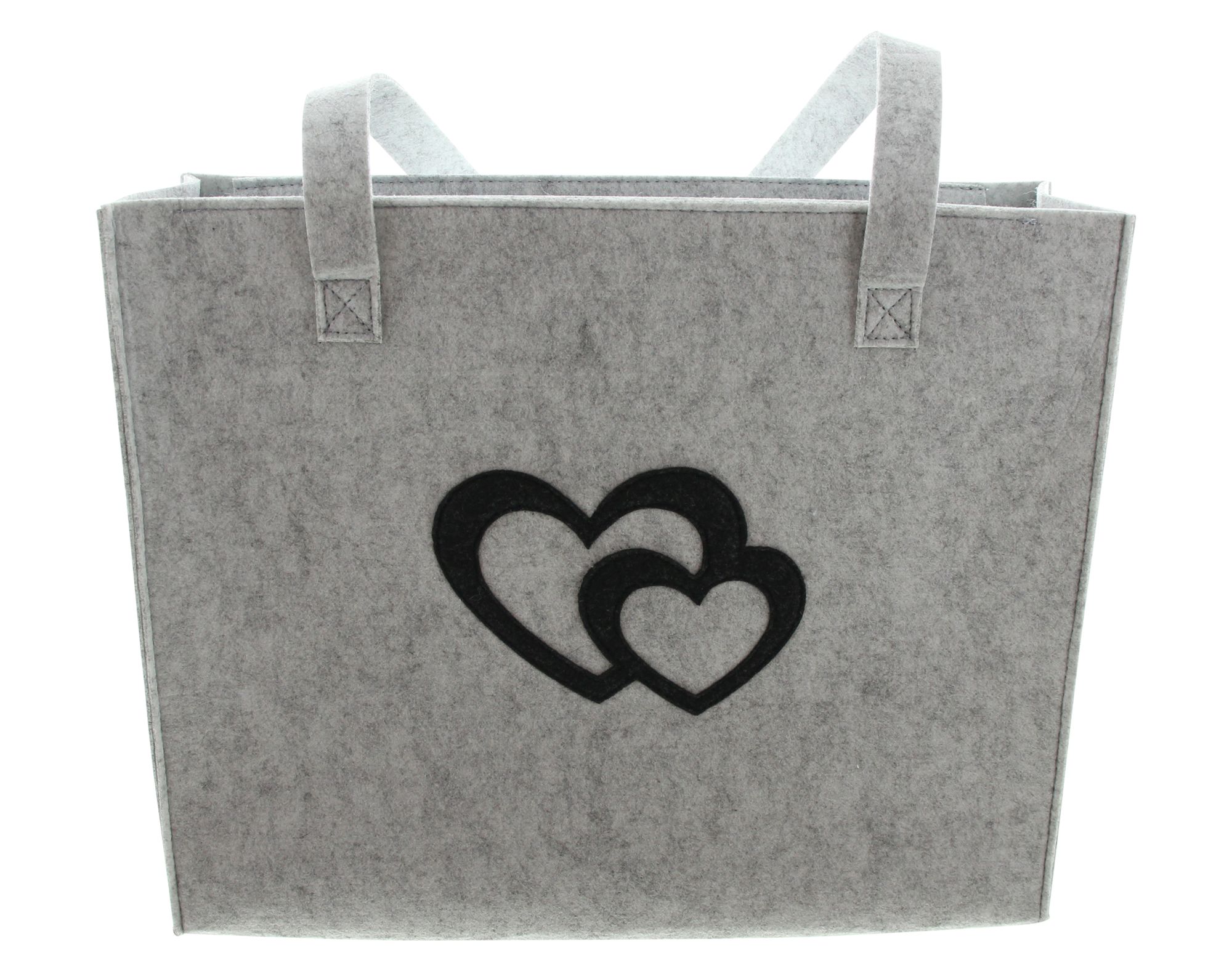 Filztasche "Herzduo" im Frank Flechtwaren Online Shop für Taschen kaufen Filztasche "Herzduo" im Frank Flechtwaren Online Shop für Taschen kaufen