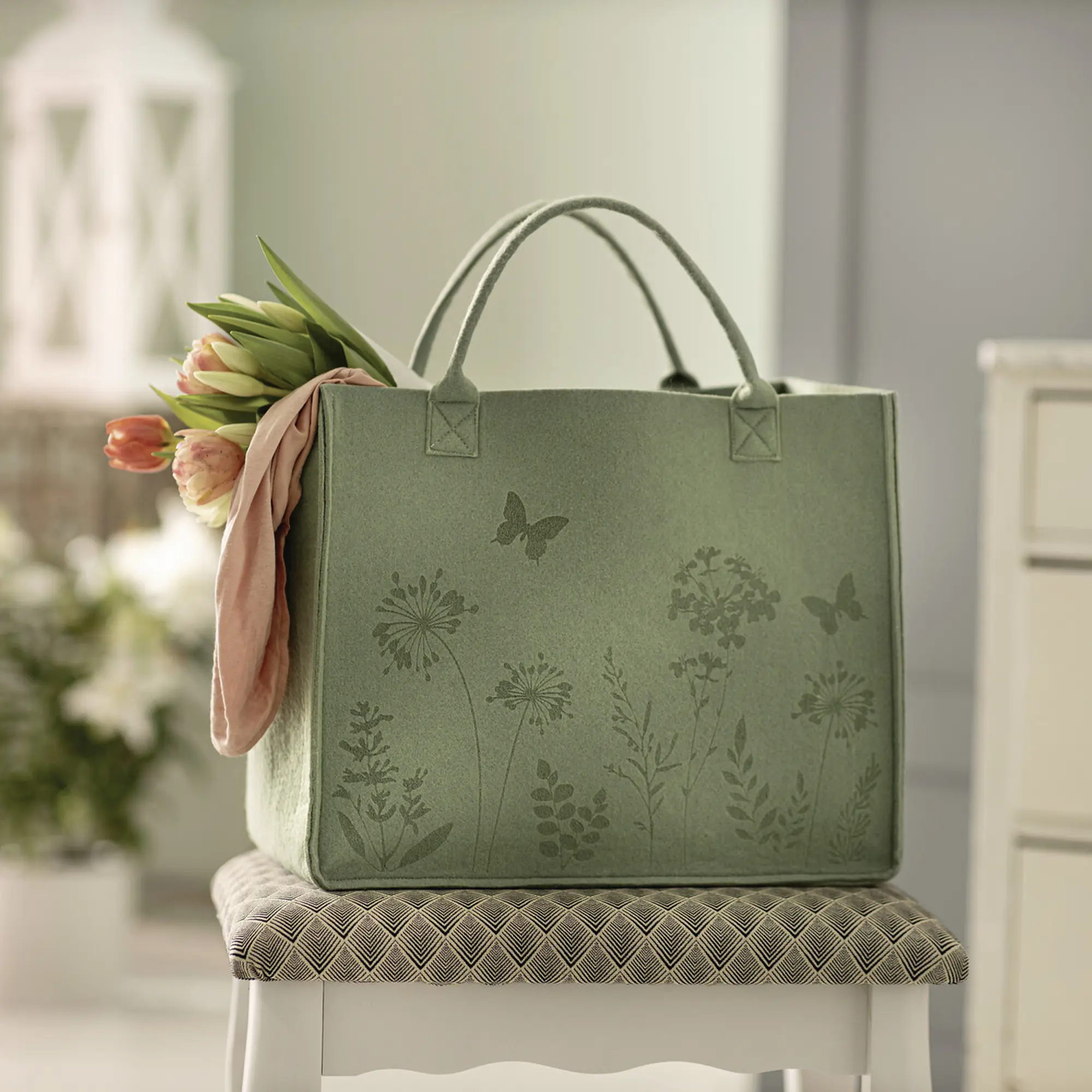 Tasche "Blumenwiese"  im Frank Flechtwaren Online Shop kaufen