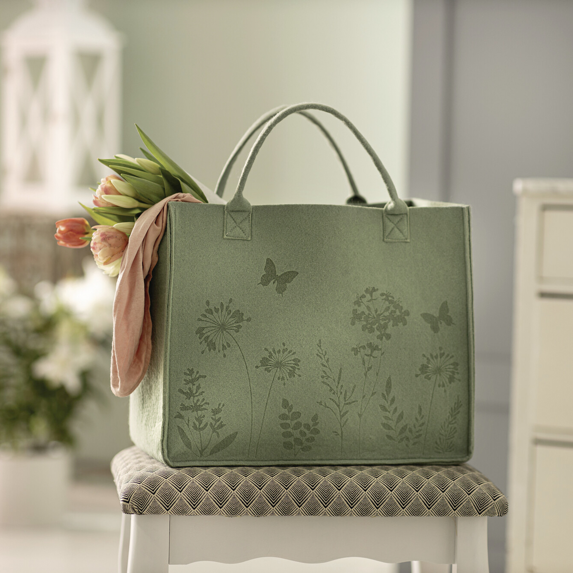 Tasche "Blumenwiese"  im Frank Flechtwaren Online Shop kaufen