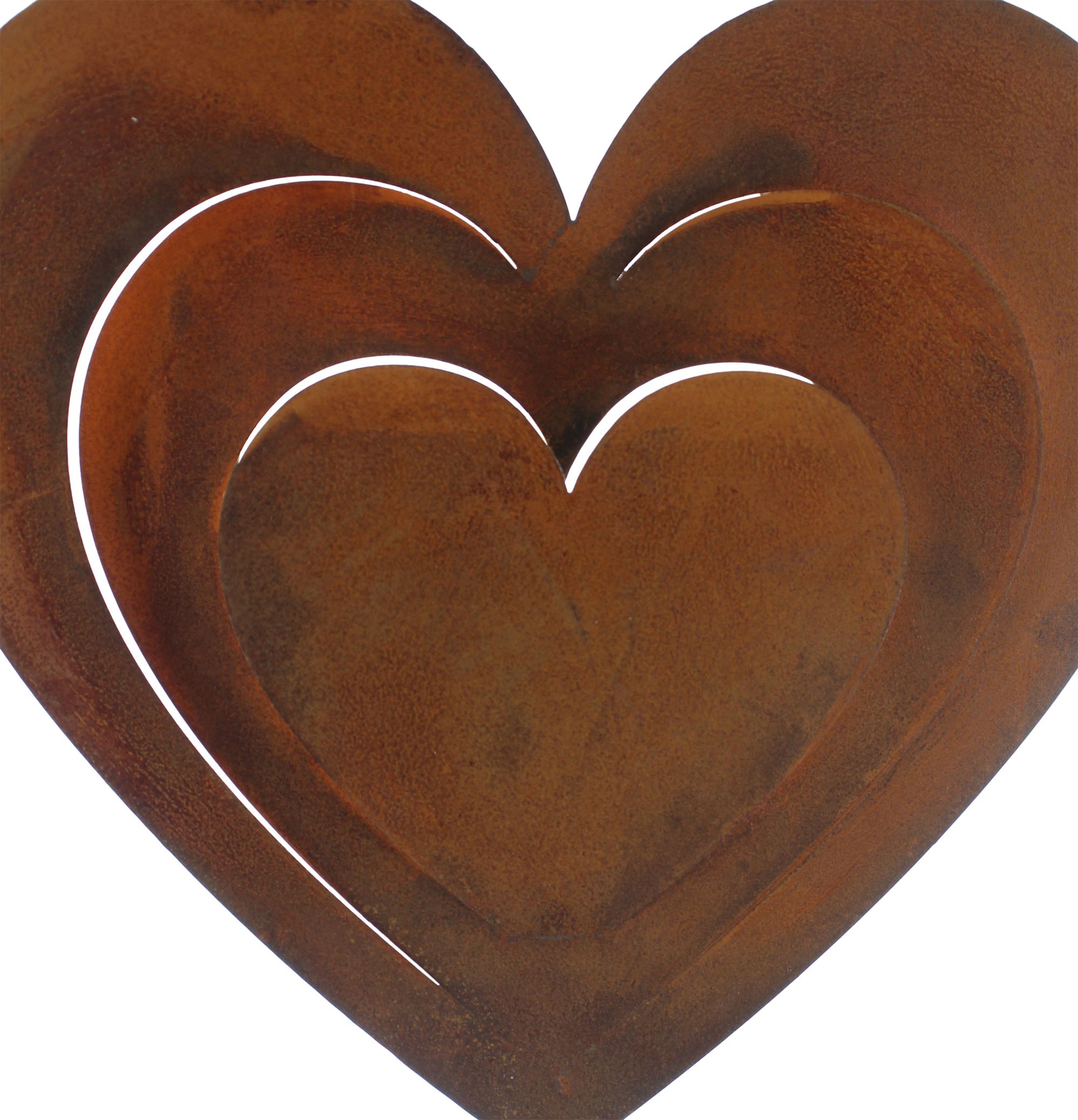 Holzsäule "Rostherz" im Frank Flechtwaren Online Shop für Herbst kaufen Holzsäule "Rostherz" im Frank Flechtwaren Online Shop für Herbst kaufen