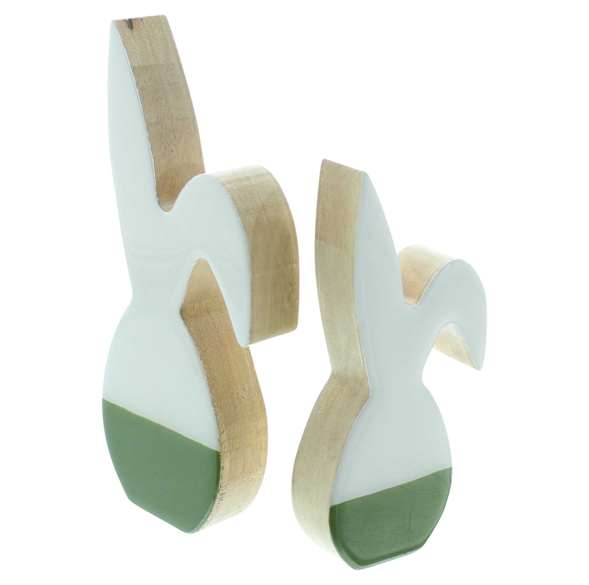 Hase "Two-Tone", 2er Set  im Frank Flechtwaren Online Shop für Ostern kaufen