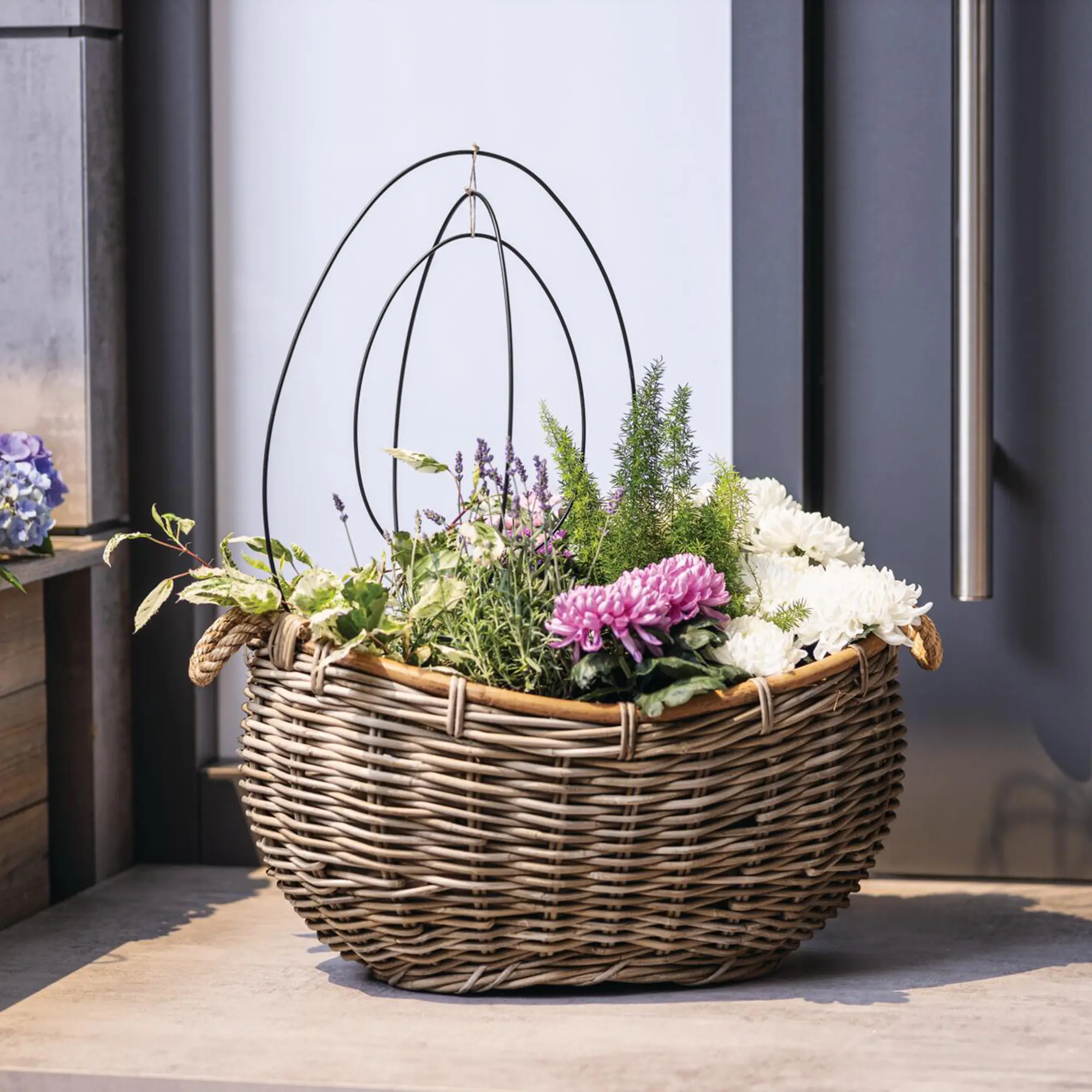 Pflanzschiff "Rattan"  im Frank Flechtwaren Online Shop für Rattanpflanzkörbe kaufen