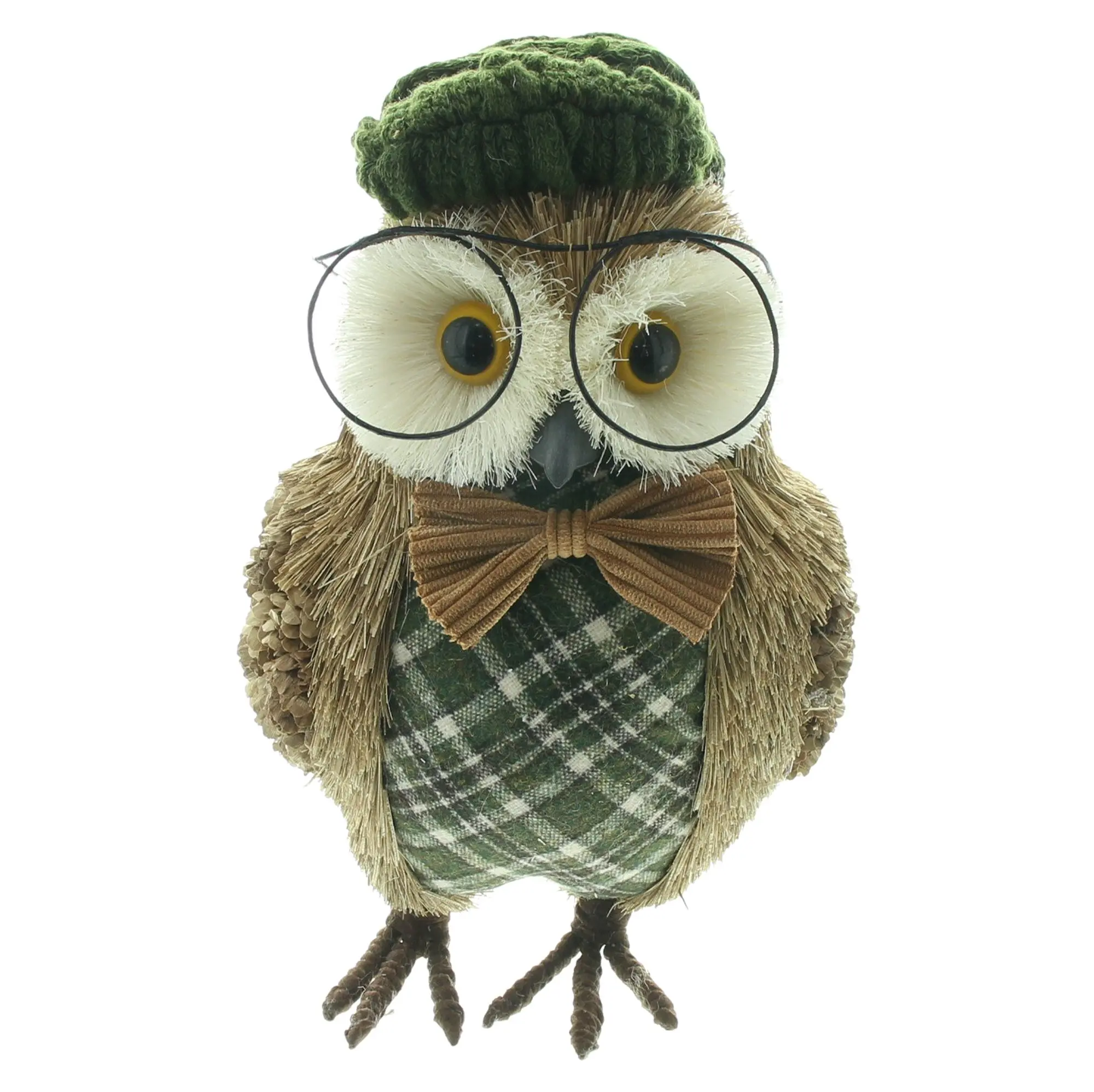 Deko-Figur "Herr Eule"  im Frank Flechtwaren Online Shop für Herbstliche Dekofiguren kaufen