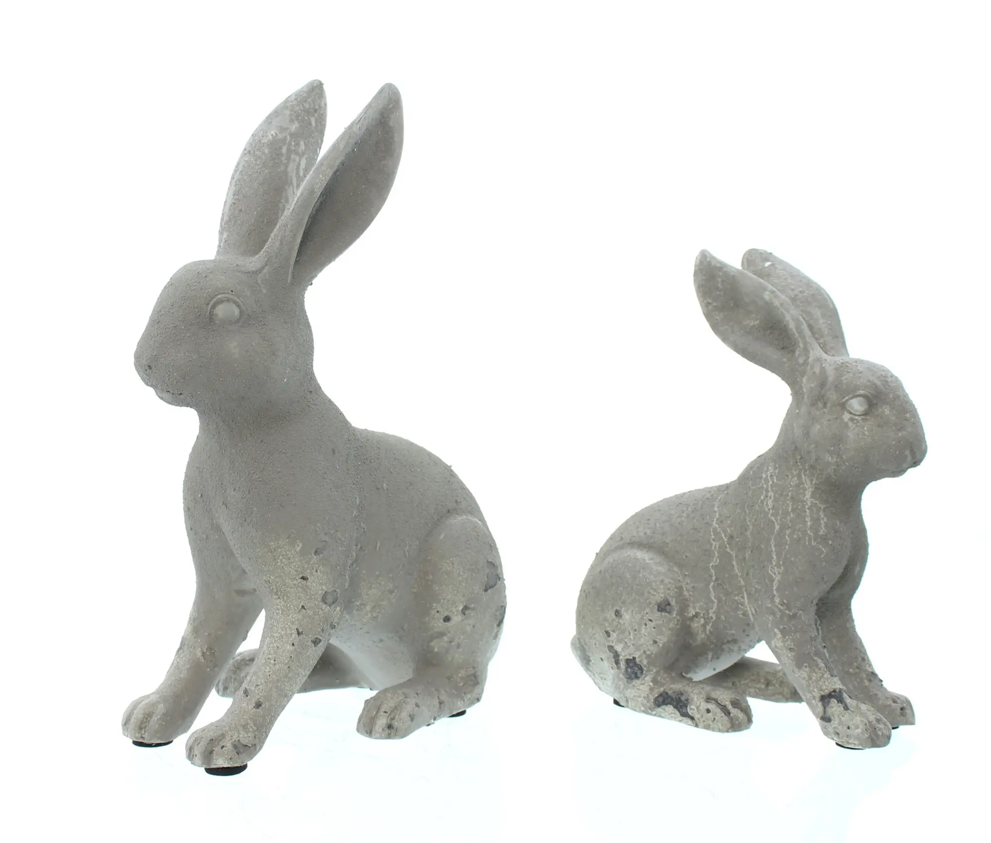 Hase "Beton-Style", 2er Set, B-Ware  im Frank Flechtwaren Online Shop kaufen